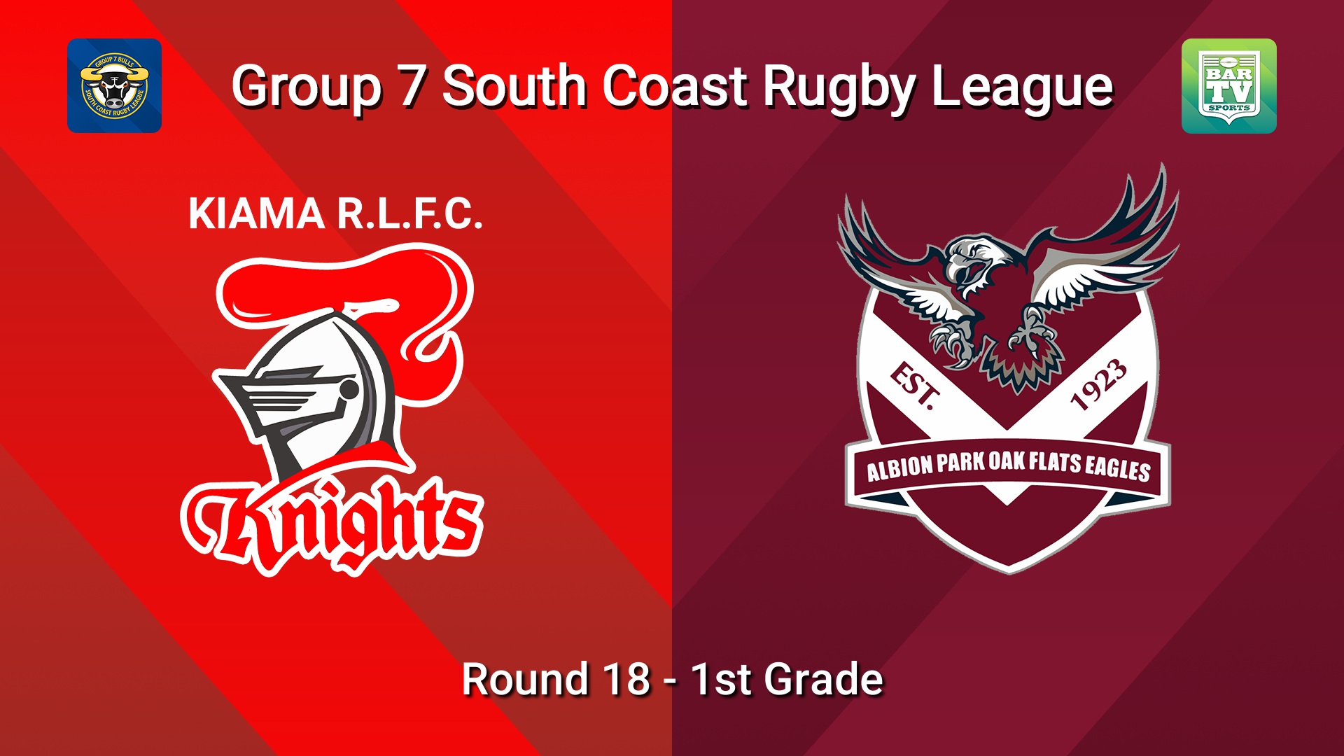 260830-video-South Coast Round 18 - 1st Grade - Kiama Knights v Albion Park Oak Flats Slate Image