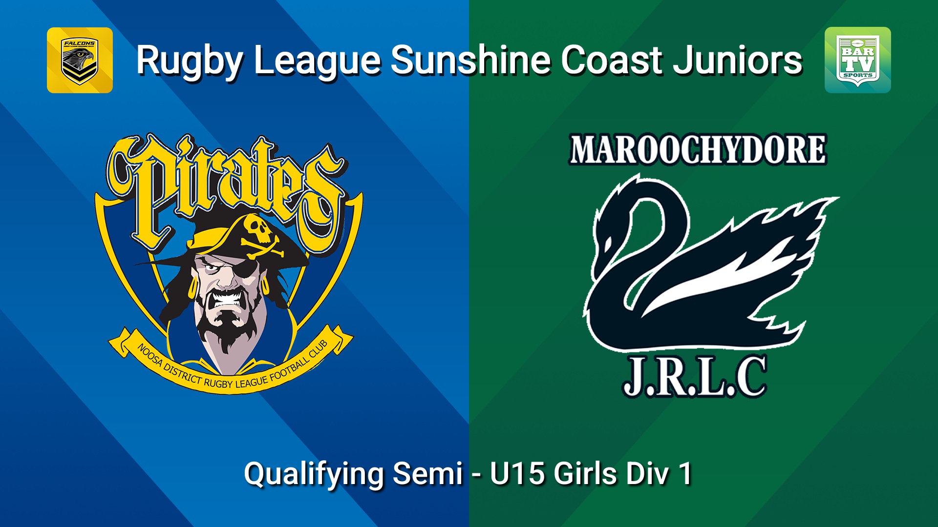 260821-video-Sunshine Coast Junior Rugby League Qualifying Semi - U15 Girls Div 1 - Noosa Pirates JRL v Maroochydore Swans JRL Slate Image