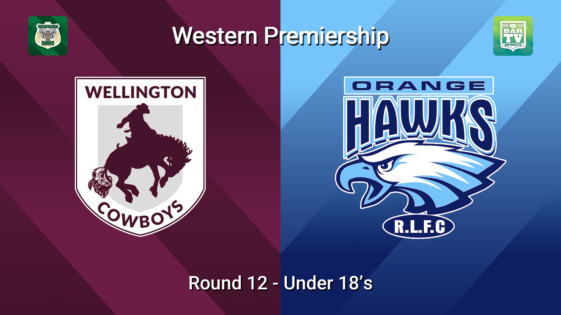 260712-video-Western Premiership Round 12 - Under 18’s - Wellington Cowboys v Orange Hawks Slate Image