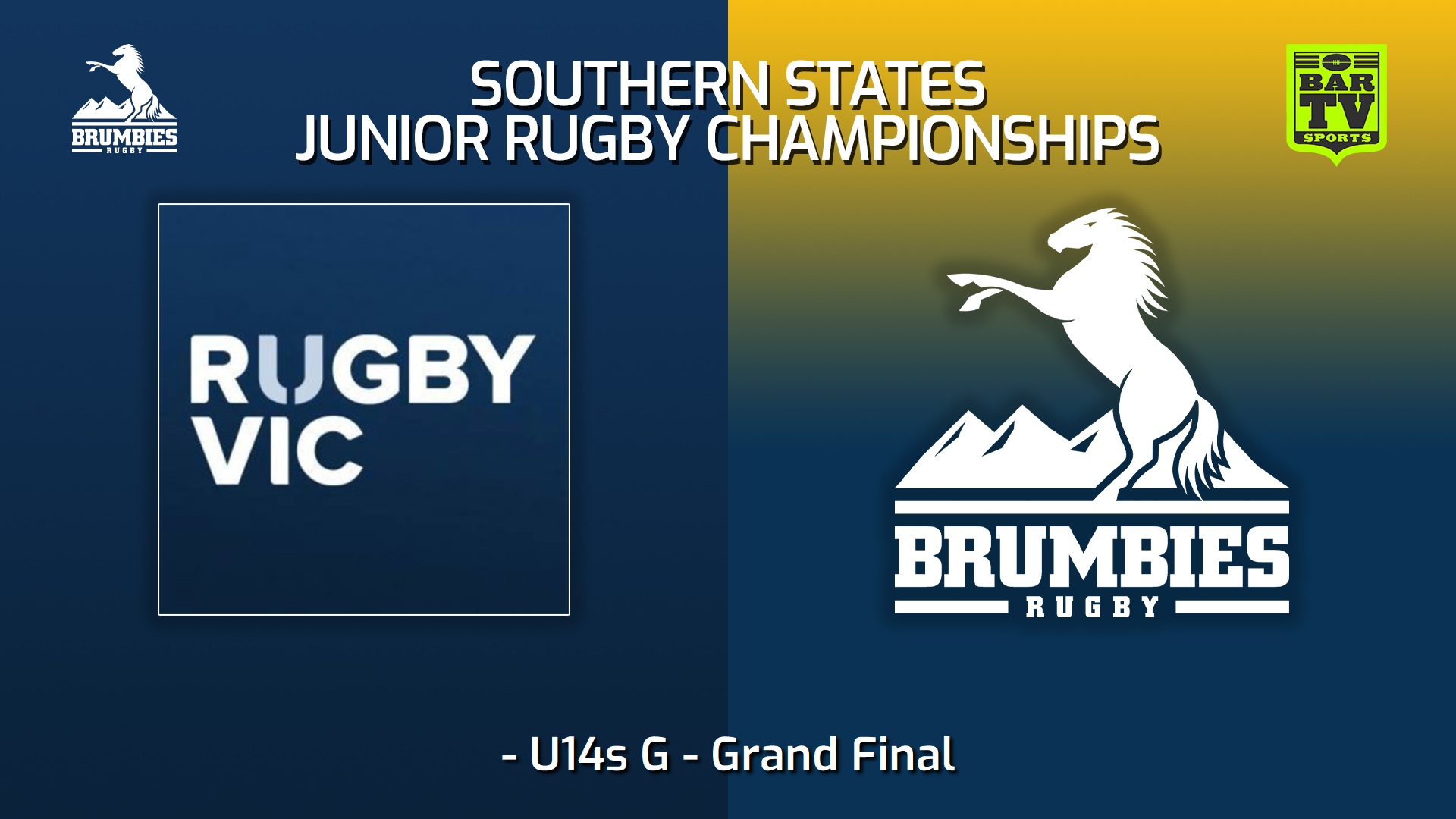 220713-2022 Southern States Junior Rugby Championships U14s G - Grand Final - Rugby Victoria v Brumbies Country Slate Image