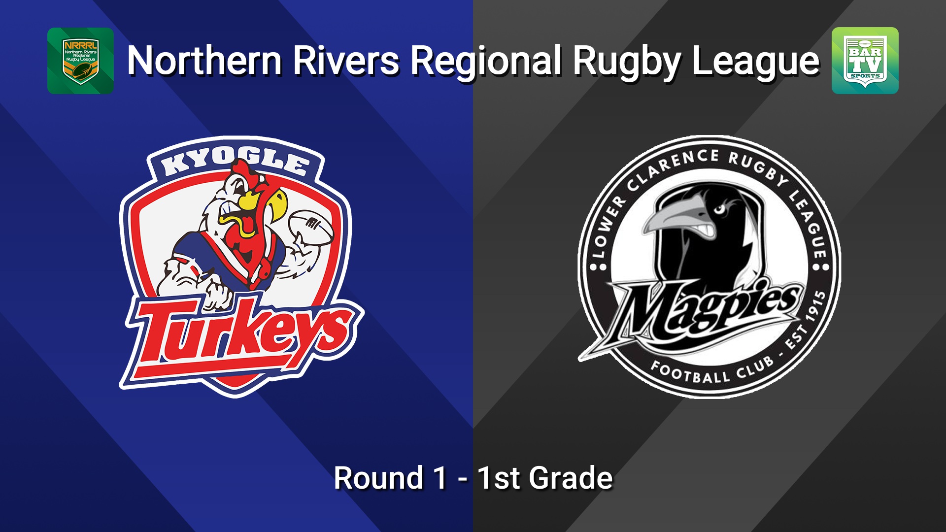 260412-video-Northern Rivers Round 1 - 1st Grade - Kyogle Turkeys v Lower Clarence Magpies Slate Image