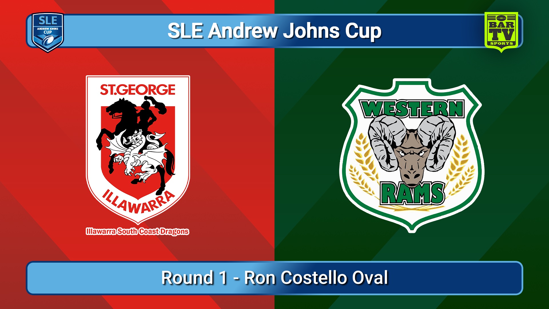 250209-video-SLE Andrew Johns Cup Round 1 - Illawarra South Coast Dragons v Western Rams Slate Image