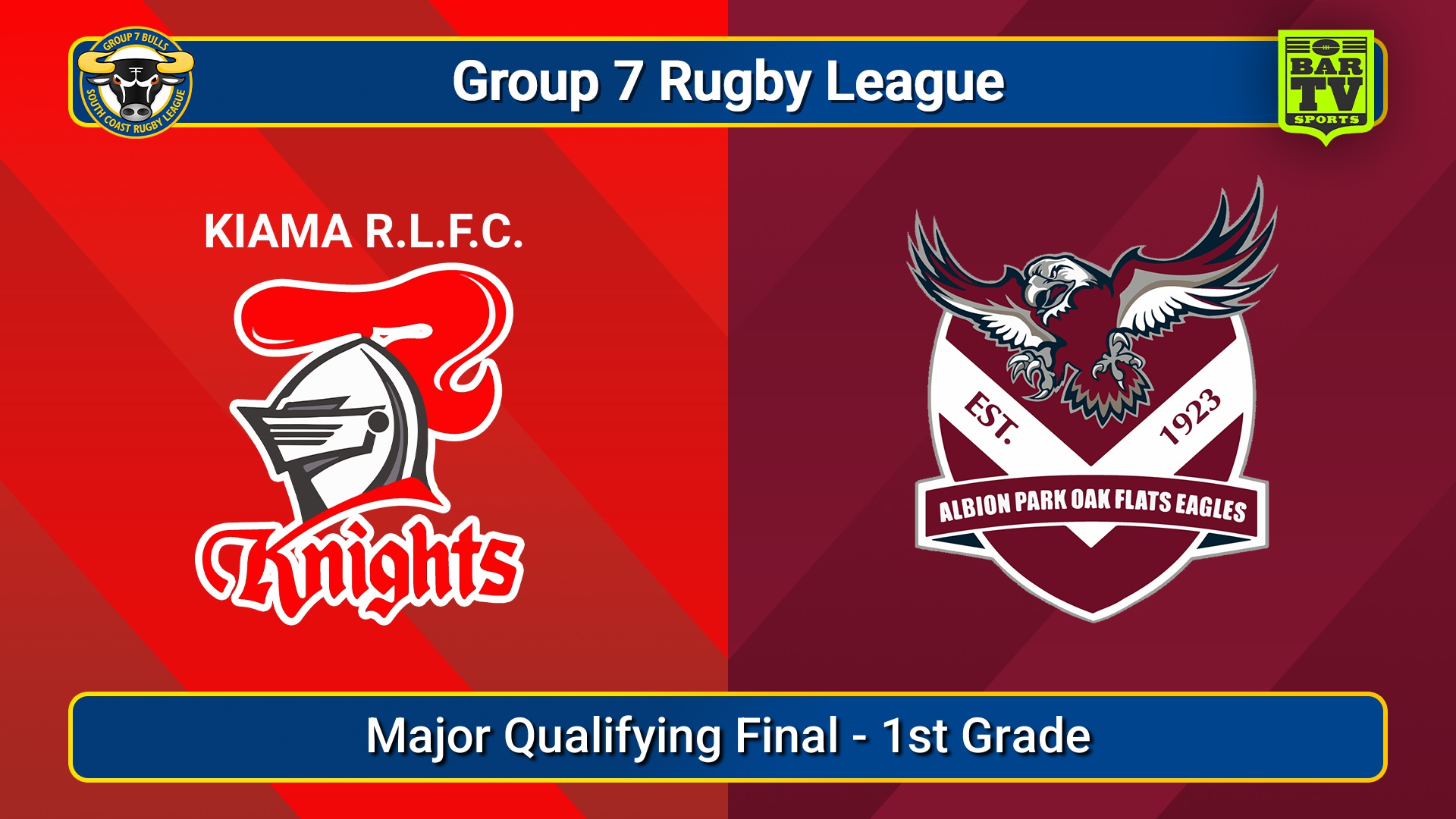 250907-video-South Coast Major Qualifying Final - 1st Grade - Kiama Knights v Albion Park Oak Flats Slate Image