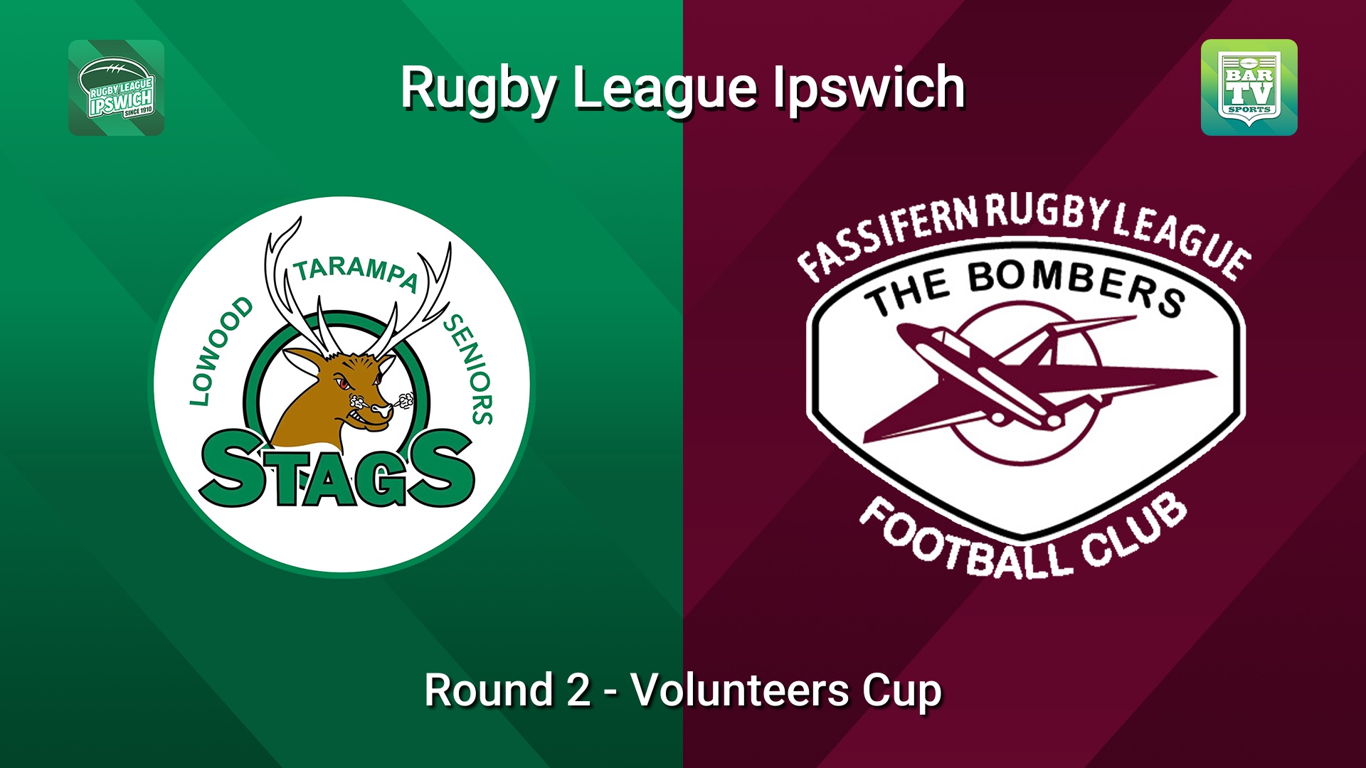 260329-video-Rugby League Ipswich Round 2 - Volunteers Cup - Lowood Stags v Fassifern Bombers Slate Image