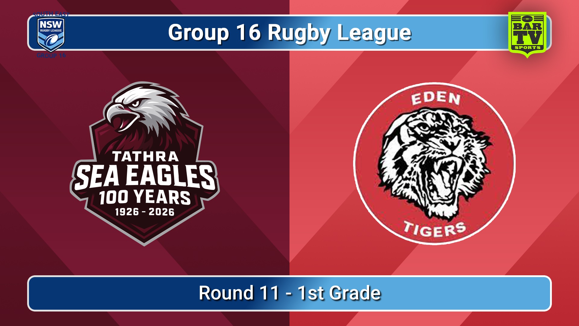 260711-video-Group 16 Rugby League  Round 11 - 1st Grade - Tathra Sea Eagles v Eden Tigers Slate Image
