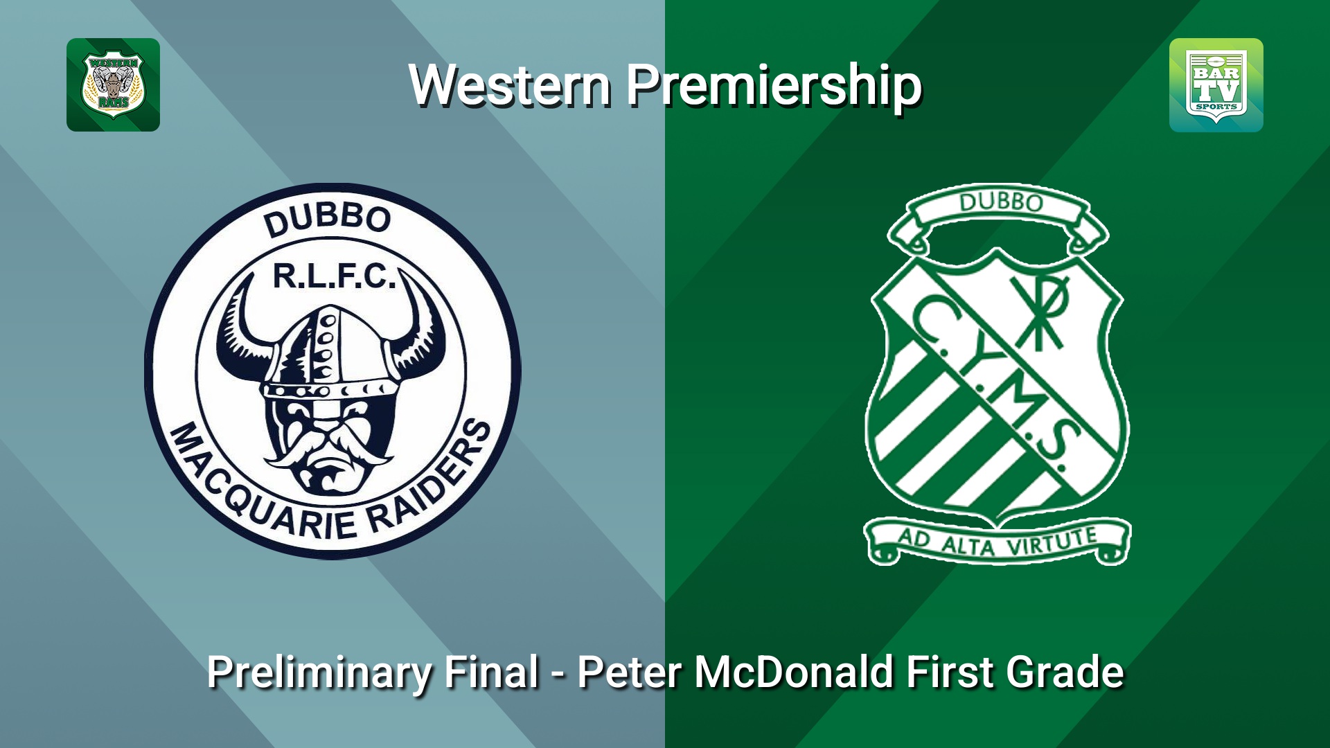 260830-video-Western Premiership Preliminary Final - Peter McDonald First Grade - Dubbo Macquarie Raiders v Dubbo CYMS Slate Image