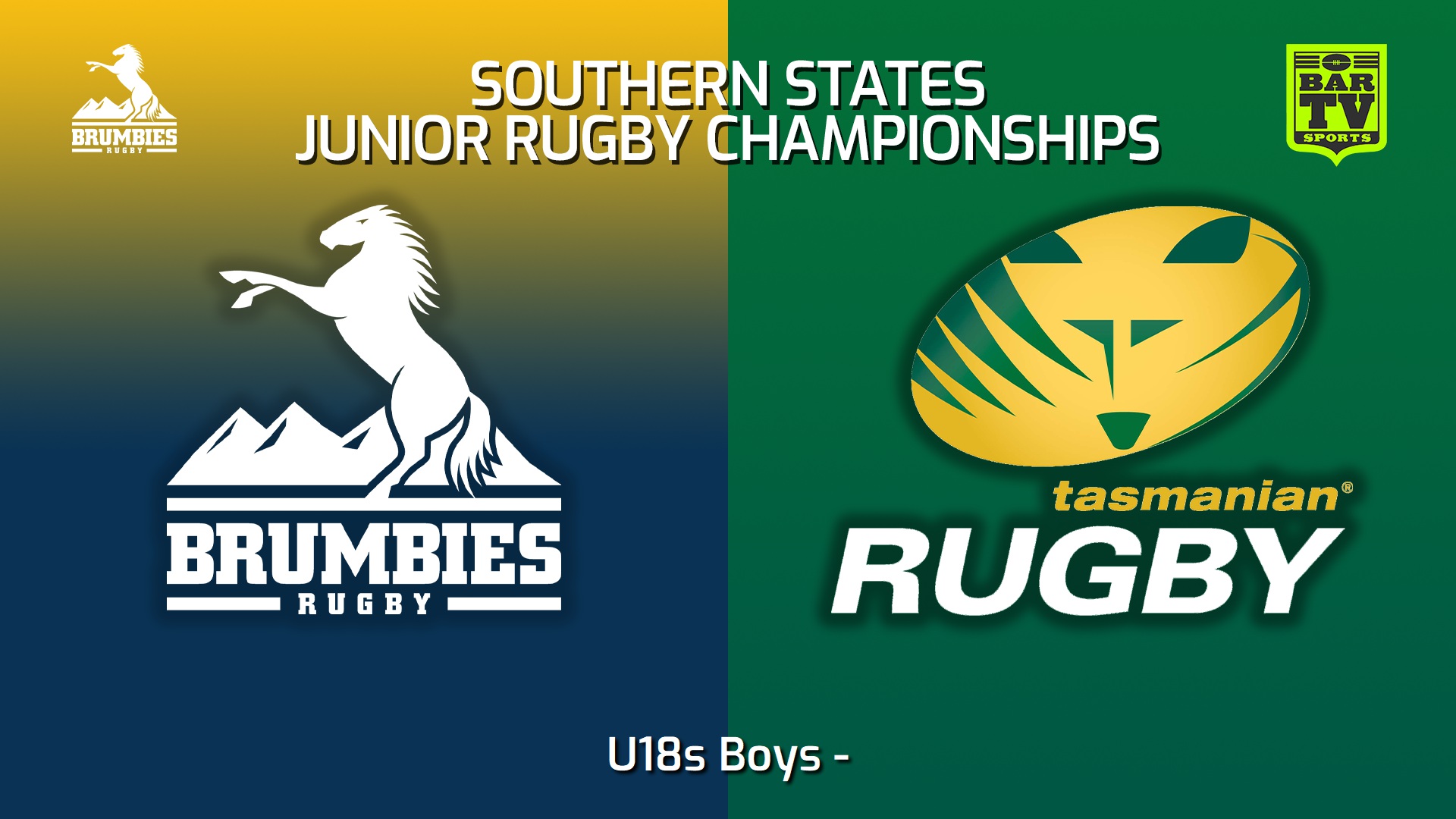 230713-Southern States Junior Rugby Championships U18s Boys - Brumbies Country v Tasmania Slate Image