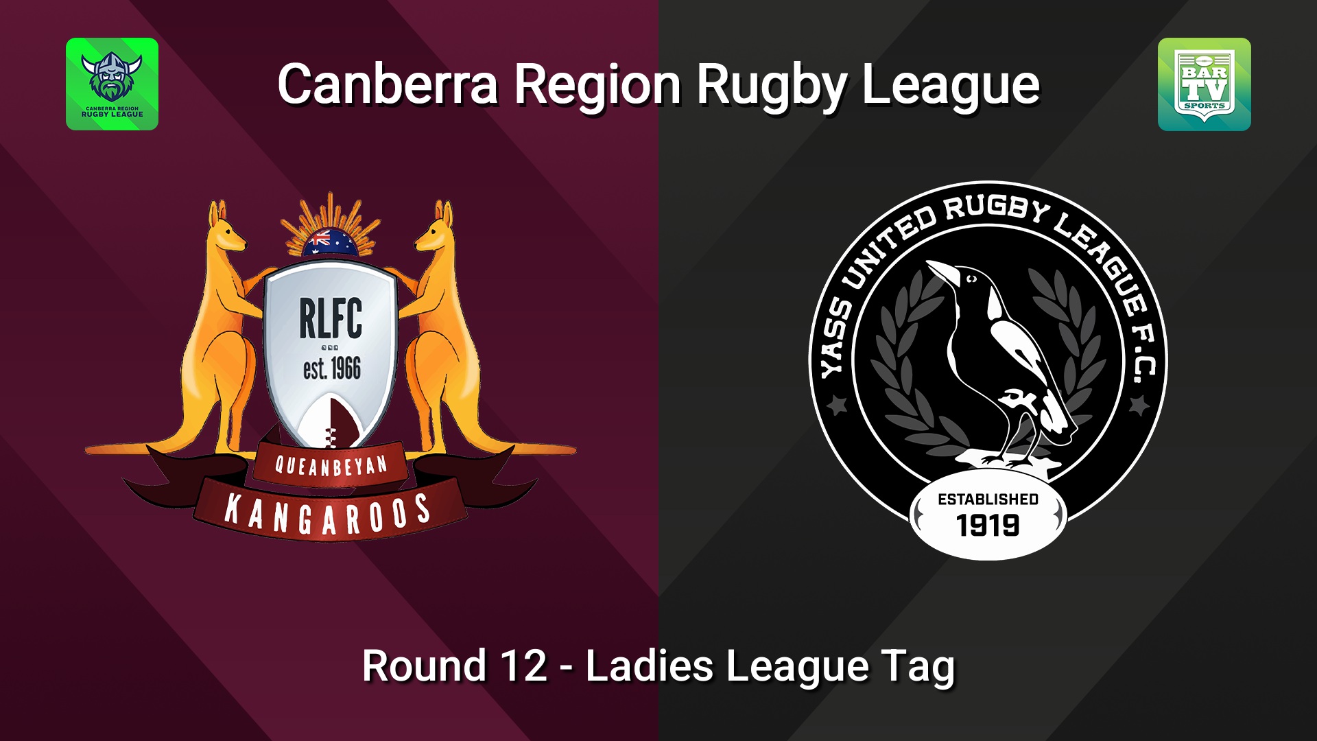 260711-video-Canberra Round 12 - Ladies League Tag - Queanbeyan Kangaroos v Yass Magpies Slate Image