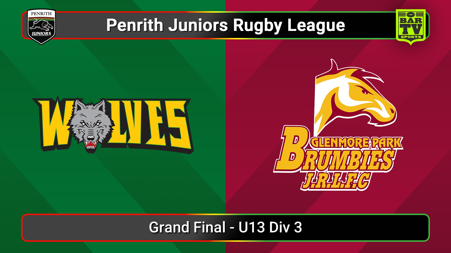 250913-video-Penrith & District Junior Rugby League Grand Final - U13 Div 3 - Windsor Wolves v Glenmore Park Slate Image