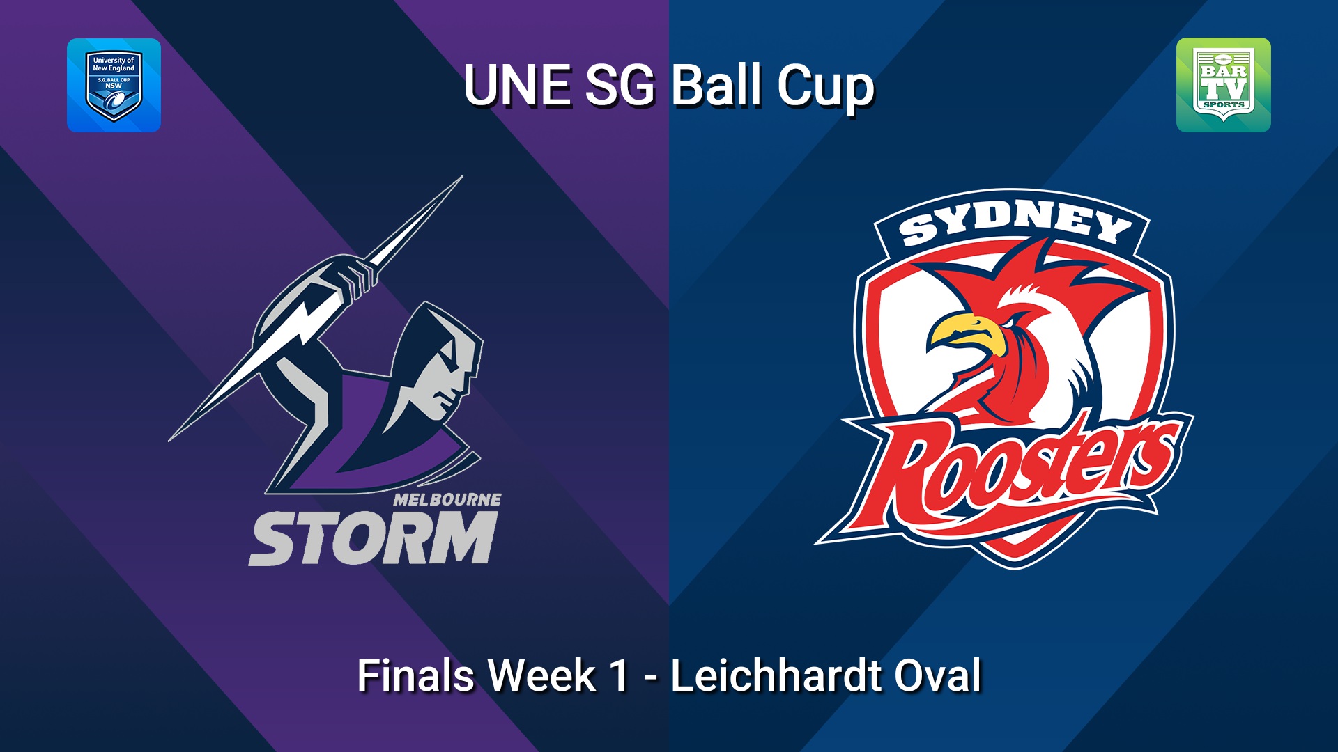260411-video-UNE SG Ball Cup Finals Week 1 - Melbourne Storm v Sydney Roosters Slate Image