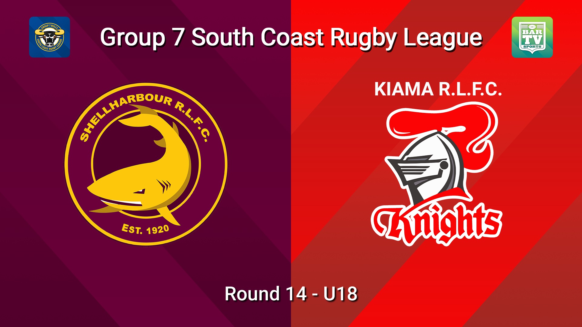 260802-video-South Coast Round 14 - U18 - Shellharbour Sharks v Kiama Knights Minigame Slate Image