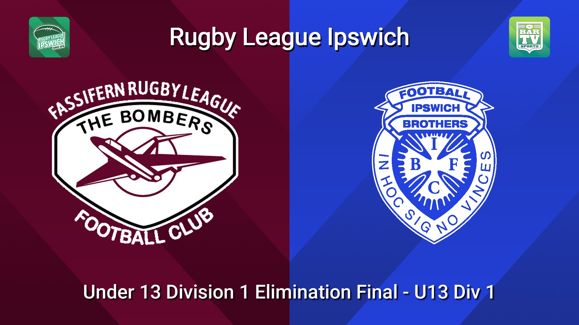 260822-video-Rugby League Ipswich Under 13 Division 1 Elimination Final - U13 Div 1 - Fassifern Bombers v Brothers Ipswich Slate Image