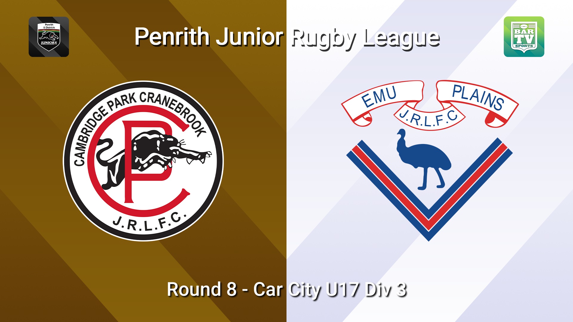 260619-video-Penrith & District Junior Rugby League Round 8 - Car City U17 Div 3 - Cambridge Park v Emu Plains Slate Image