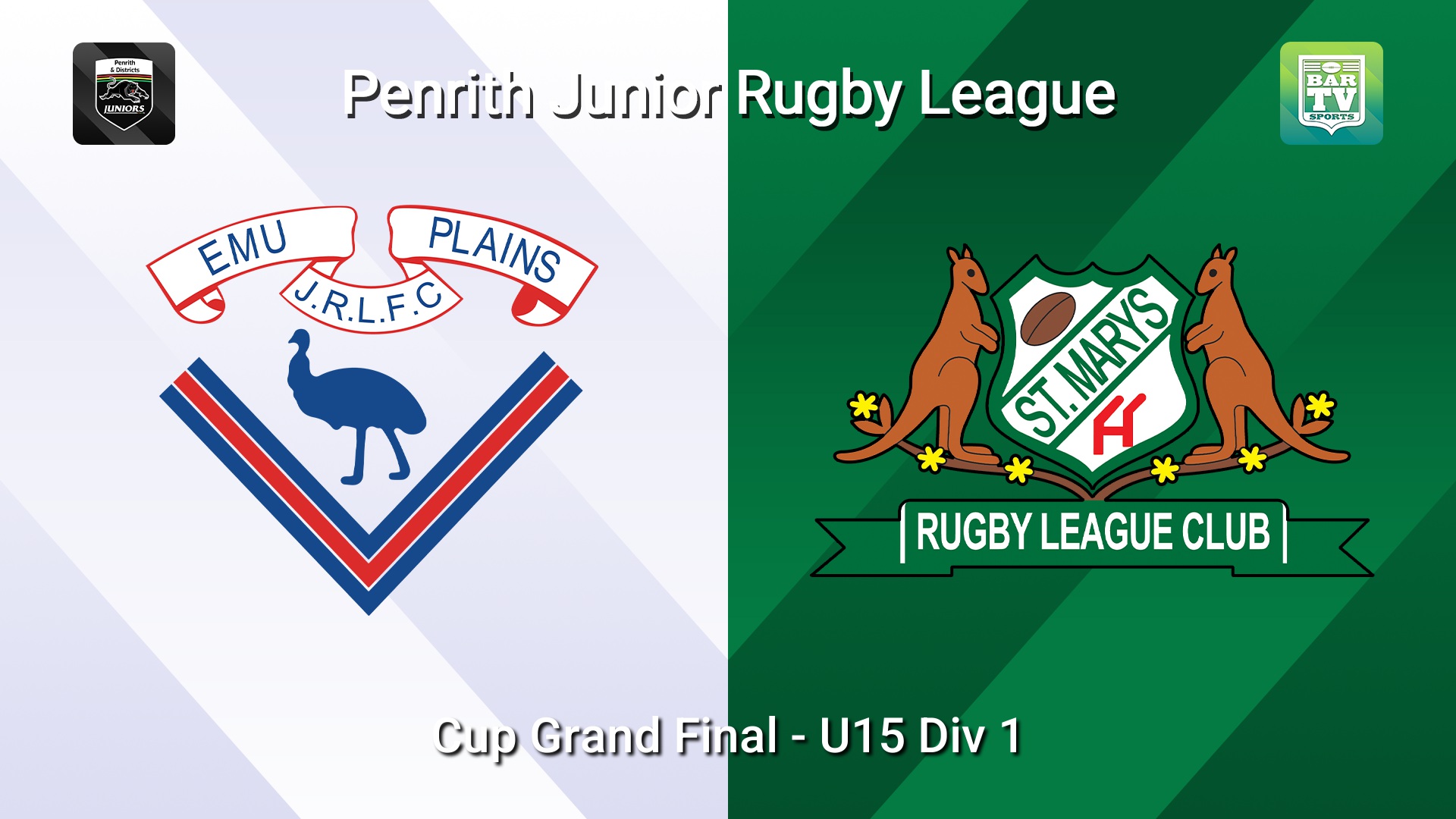 260912-video-Penrith & District Junior Rugby League Cup Grand Final - U15 Div 1 - Emu Plains v St Marys Minigame Slate Image