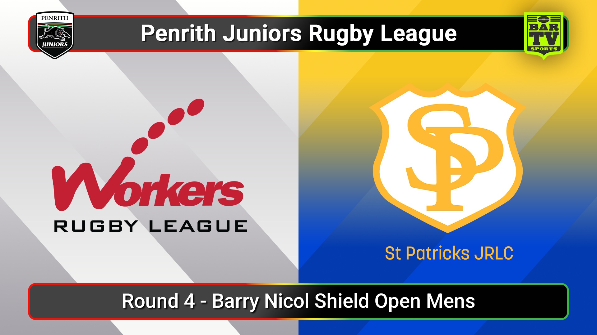 250510-video-Penrith & District Junior Rugby League Round 4 - Barry Nicol Shield Open Mens - Blacktown Workers v St Patricks Slate Image
