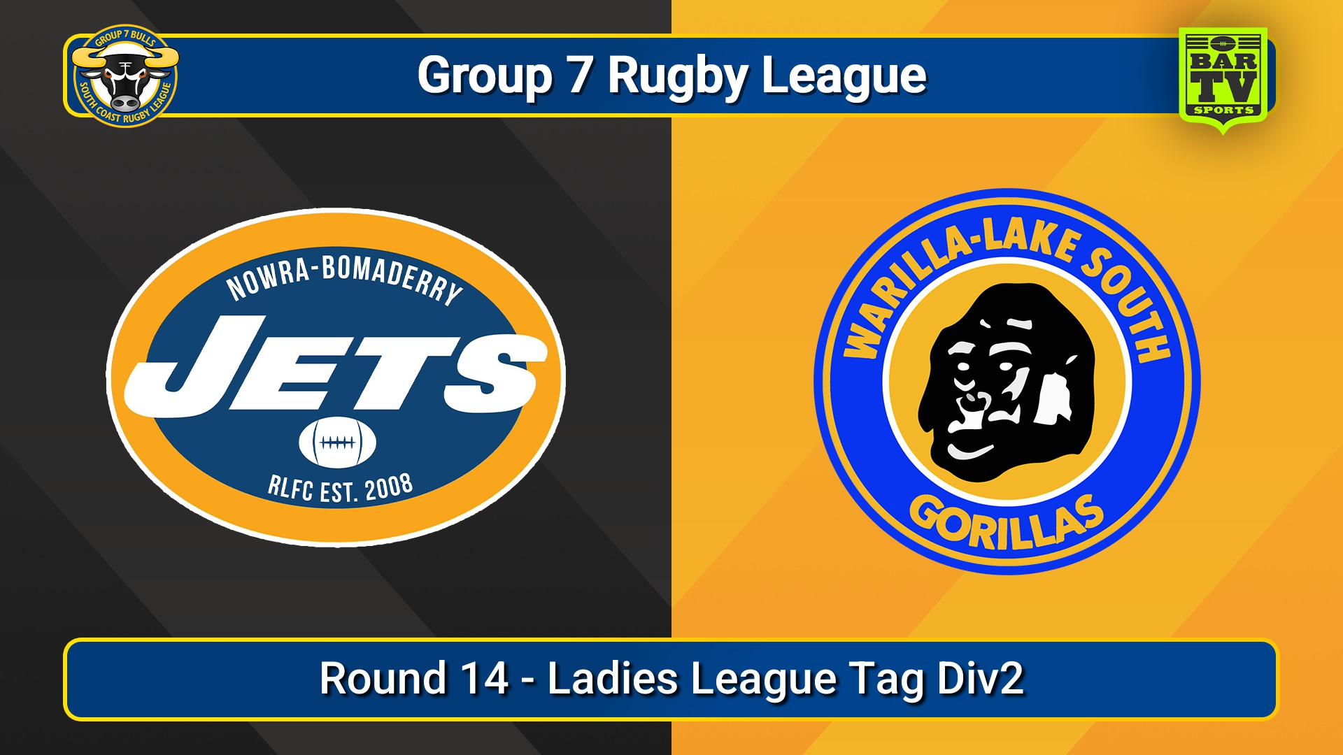 250727-video-South Coast Round 14 - Ladies League Tag Div2 - Nowra-Bomaderry  v Warilla-Lake South Slate Image