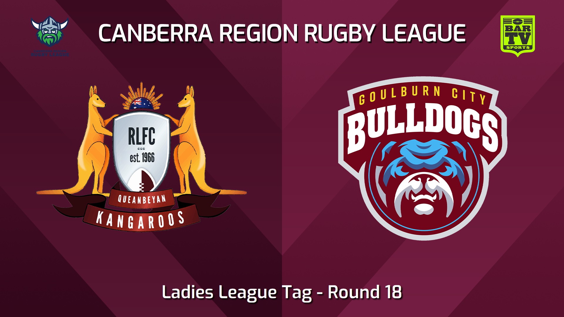 240817-video-Canberra Round 18 - Ladies League Tag - Queanbeyan Kangaroos v Goulburn City Bulldogs Minigame Slate Image