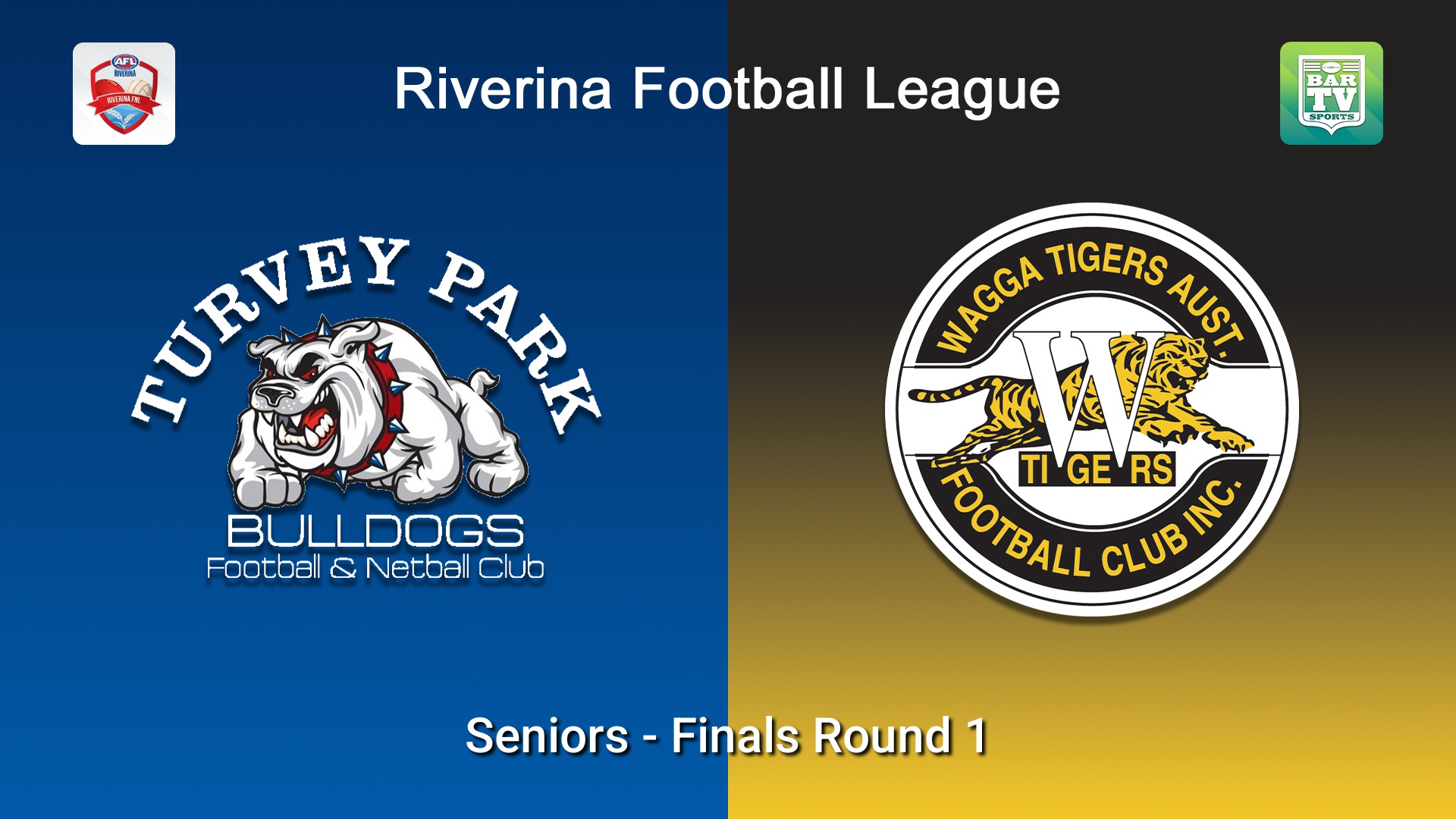 260823-video-Riverina Football League Finals Round 1 - Seniors - Turvey Park Bulldogs v Wagga Tigers Slate Image