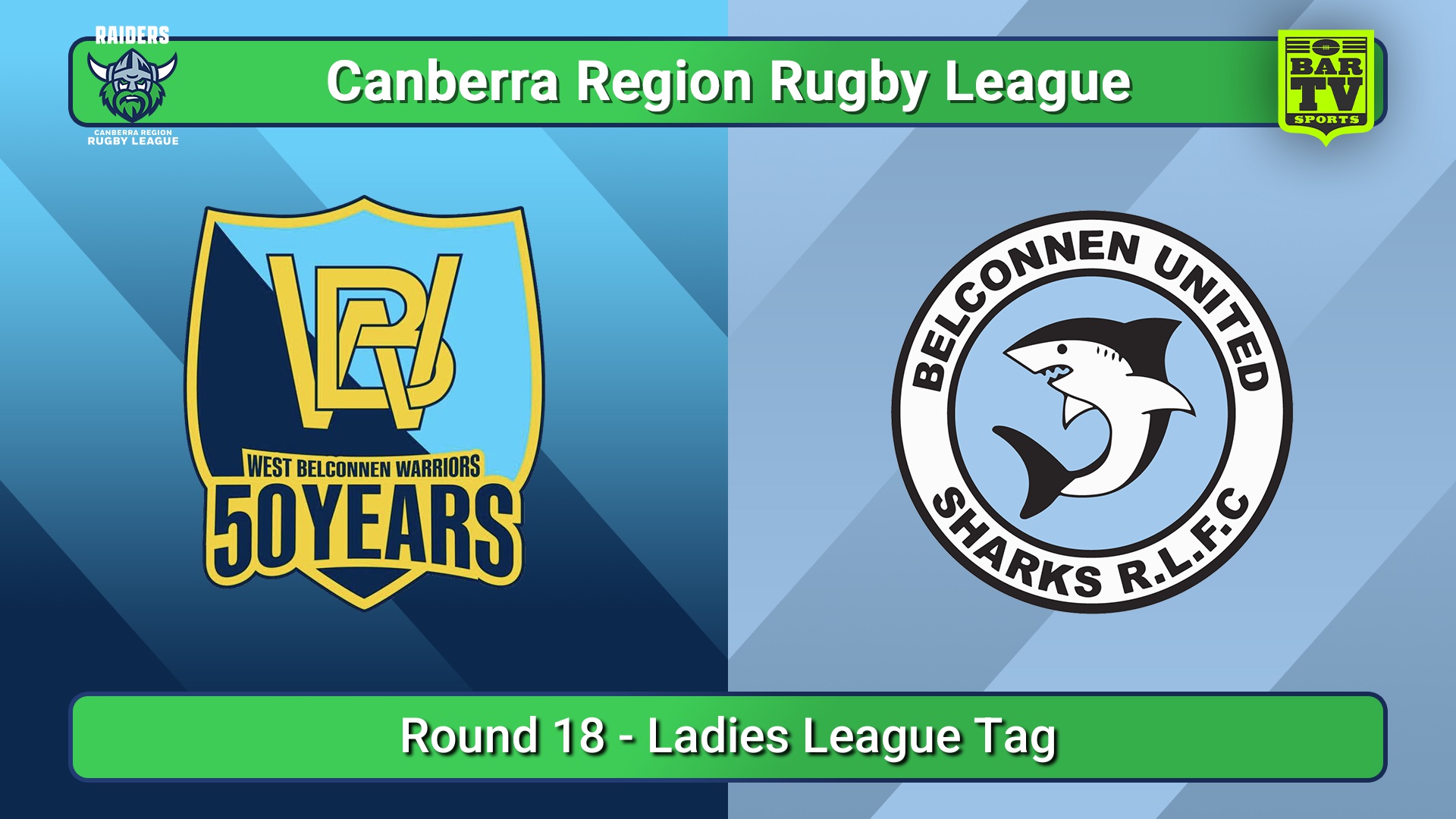 250817-video-Canberra Round 18 - Ladies League Tag - West Belconnen Warriors v Belconnen United Sharks Slate Image