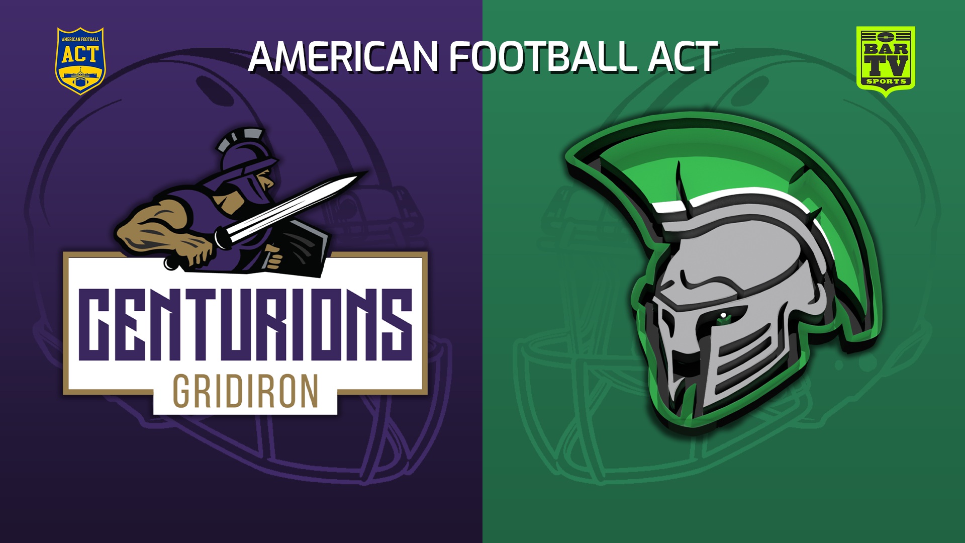 240914-video-American Football ACT Round 2 - Seniors - Centurions Gridiron v Gladiators Gridiron Slate Image