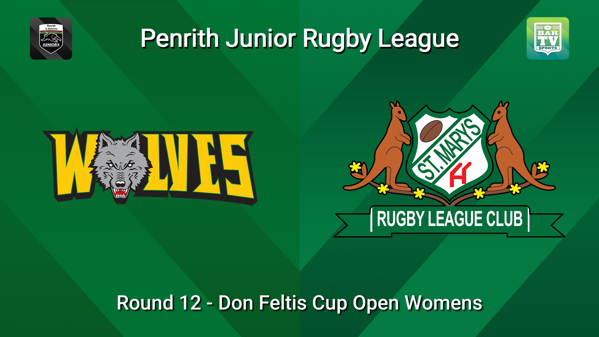 260719-video-Penrith & District Junior Rugby League Round 12 - Don Feltis Cup Open Womens - Windsor Wolves v St Marys Slate Image