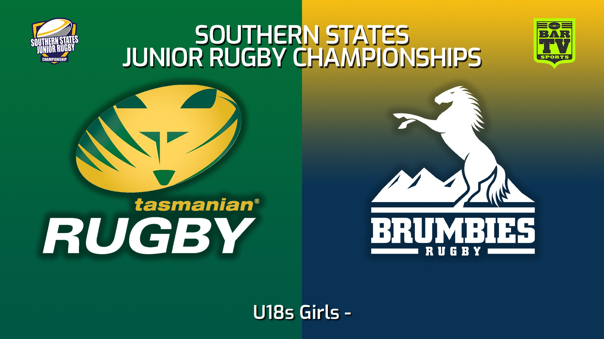 230714-Southern States Junior Rugby Championships U18s Girls - Tasmania v Brumbies Country Slate Image