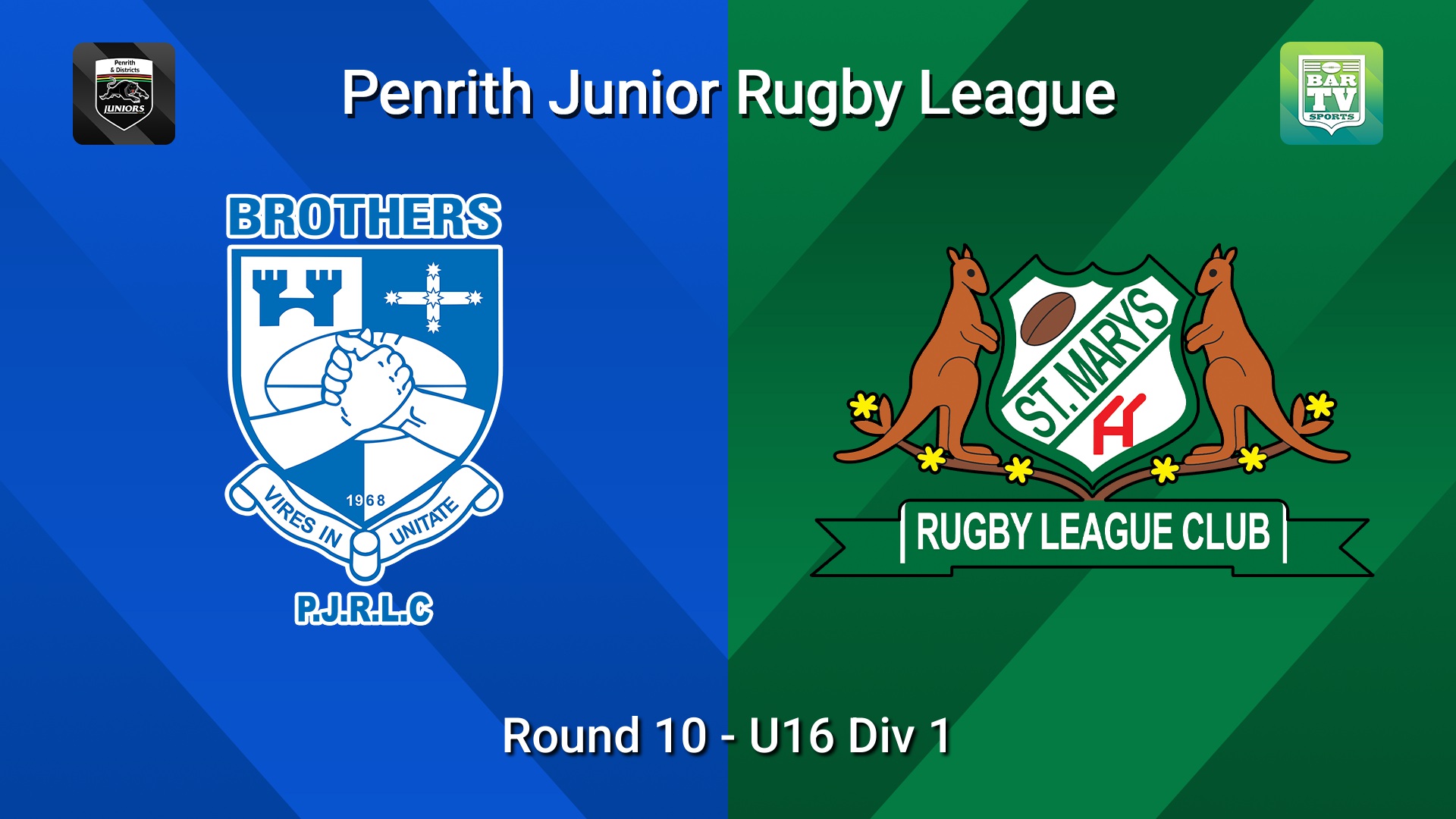 260704-video-Penrith & District Junior Rugby League Round 10 - U16 Div 1 - Brothers v St Marys Minigame Slate Image