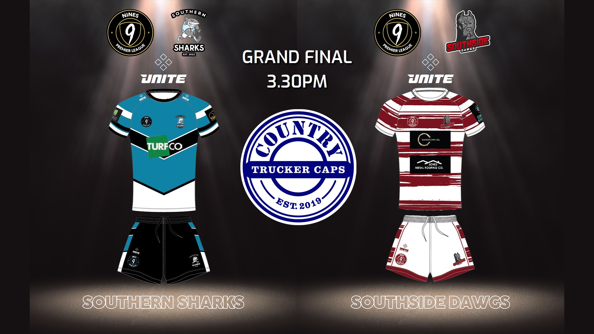 240127-Nines Premier League Grand Final - Trophy - NPL Southern Sharks v NPL Southside Dawgs Slate Image