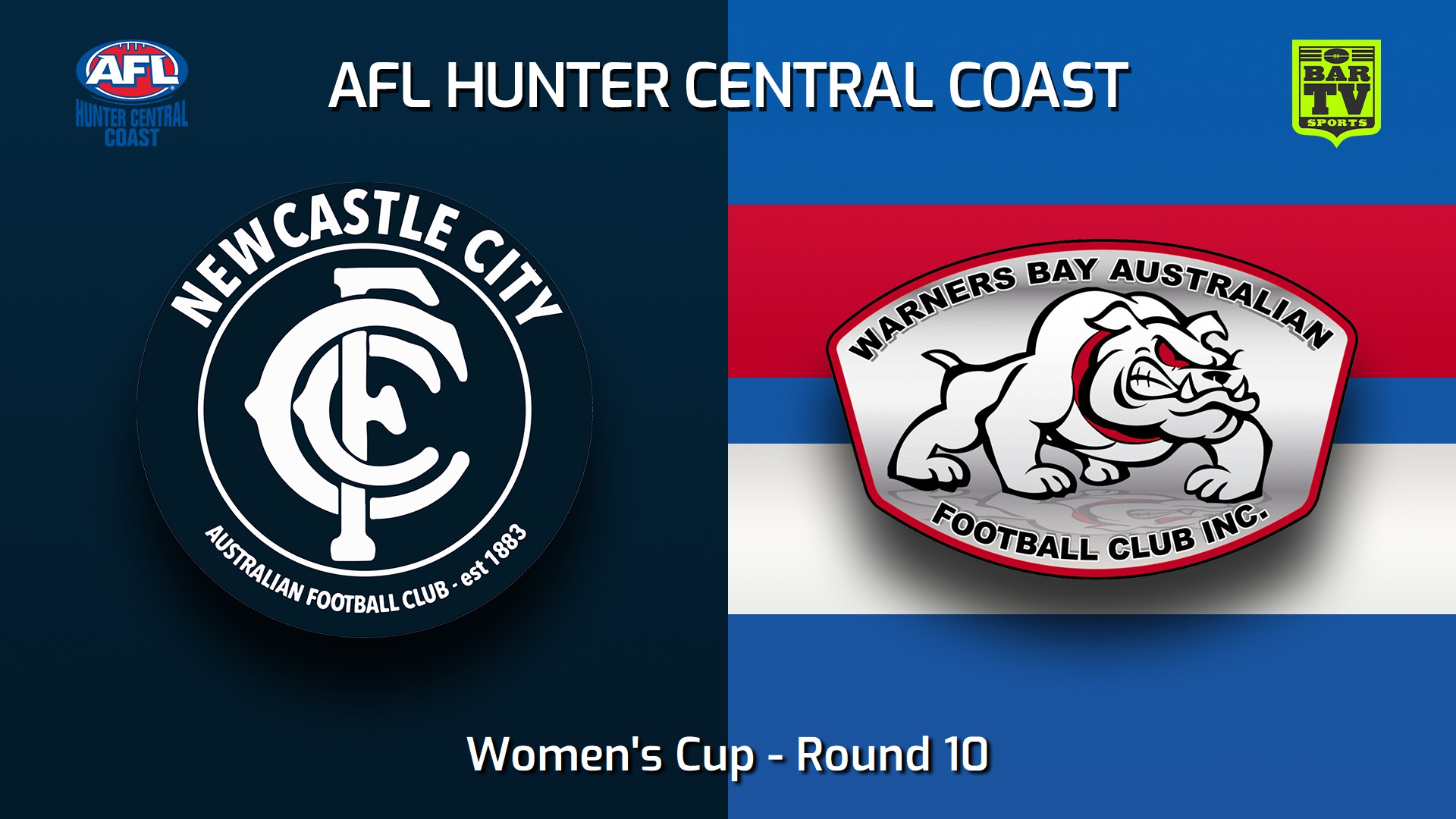 250628-video-AFL Hunter Central Coast Round 10 - Women's Cup - Newcastle City  v Warners Bay Bulldogs Slate Image