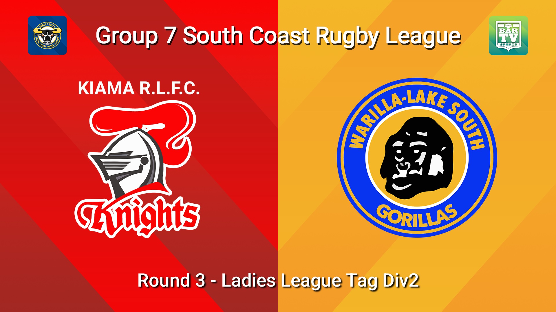 260503-video-South Coast Round 3 - Ladies League Tag Div2 - Kiama Knights v Warilla-Lake South Minigame Slate Image