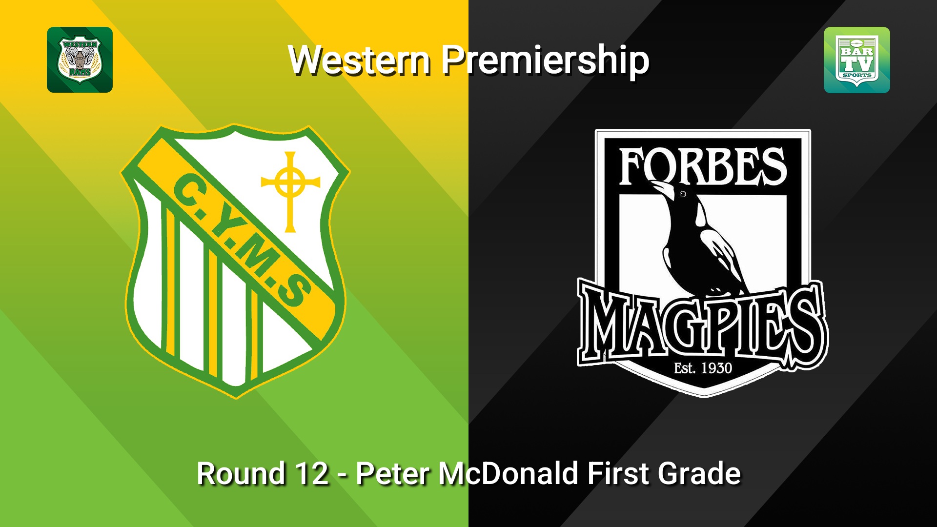 260712-video-Western Premiership Round 12 - Peter McDonald First Grade - Orange CYMS v Forbes Magpies Slate Image