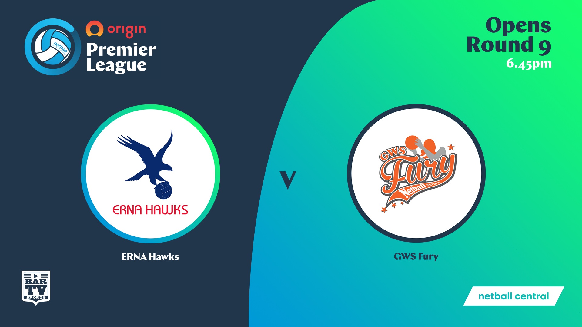 NSW Prem League Round 9 - Opens - Erna Hawks v GWS Fury Slate Image
