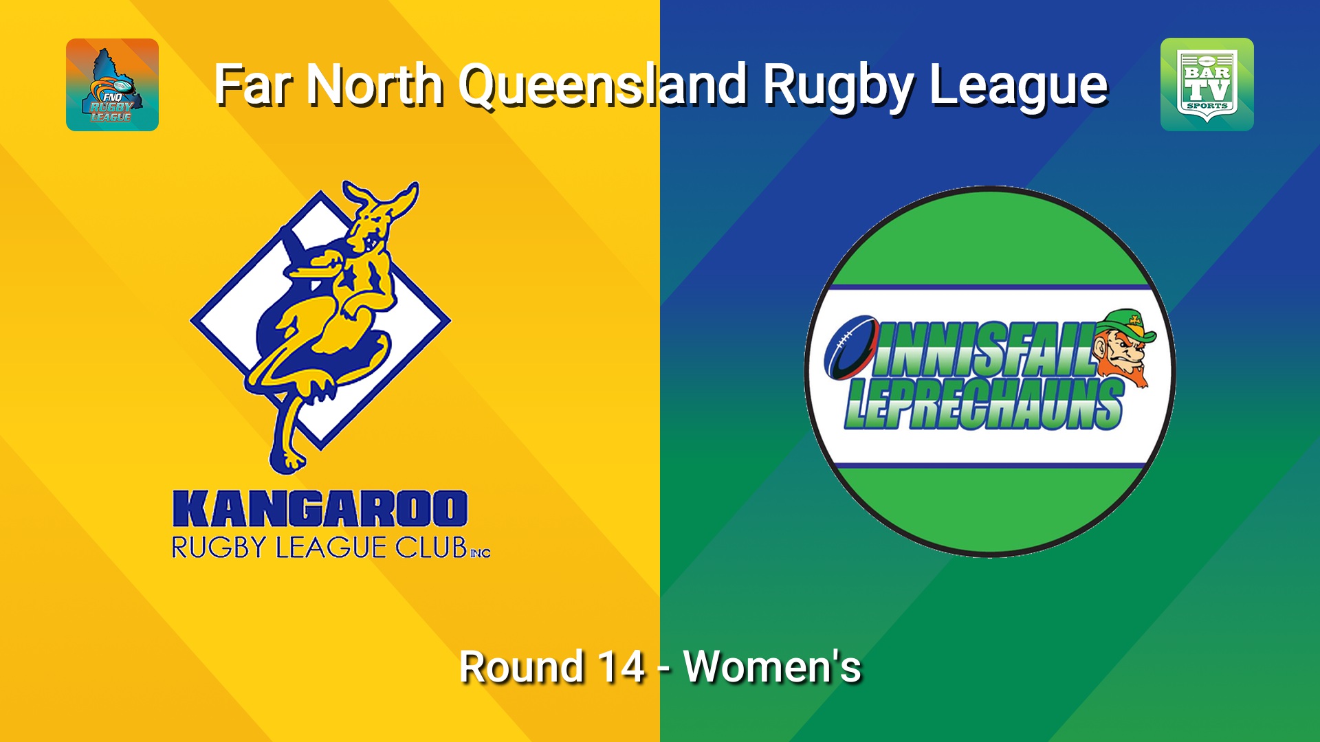 260705-video-FNQ Rugby League Round 14 - Women's - Cairns Kangaroos v Innisfail Leprechauns  Minigame Slate Image