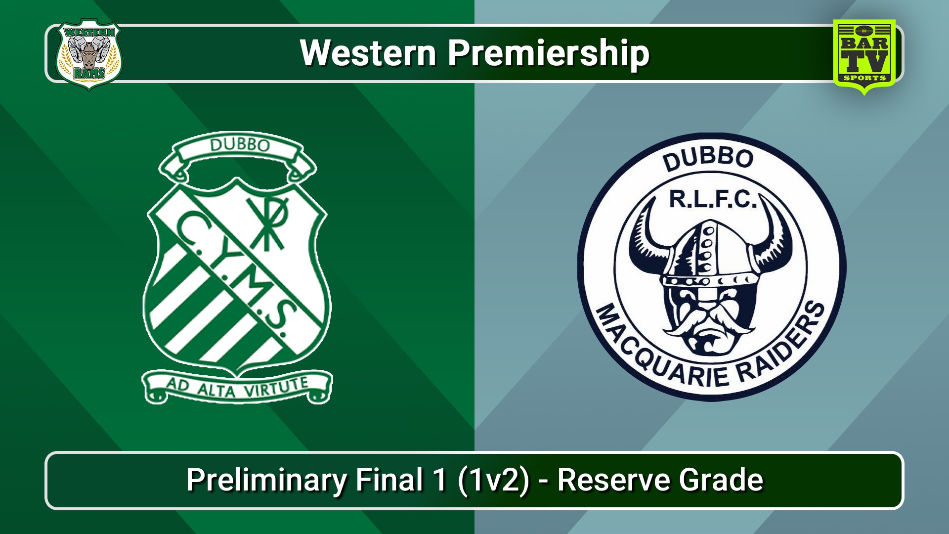 250831-video-Western Premiership Preliminary Final 1 (1v2) - Reserve Grade - Dubbo CYMS v Dubbo Macquarie Raiders Slate Image