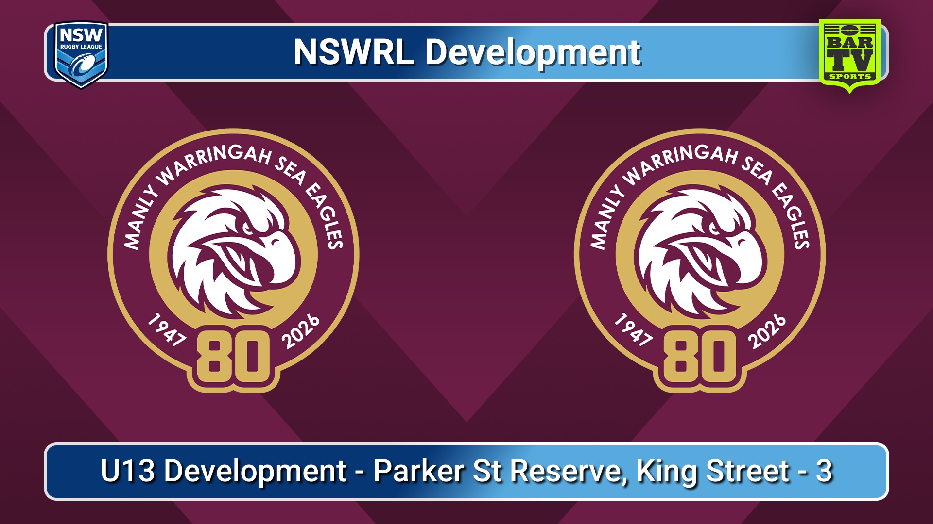 260716-video-NSWRL Development Game 51 - U13 Development - Manly Warringah Sea Eagles v Manly Warringah Sea Eagles Slate Image