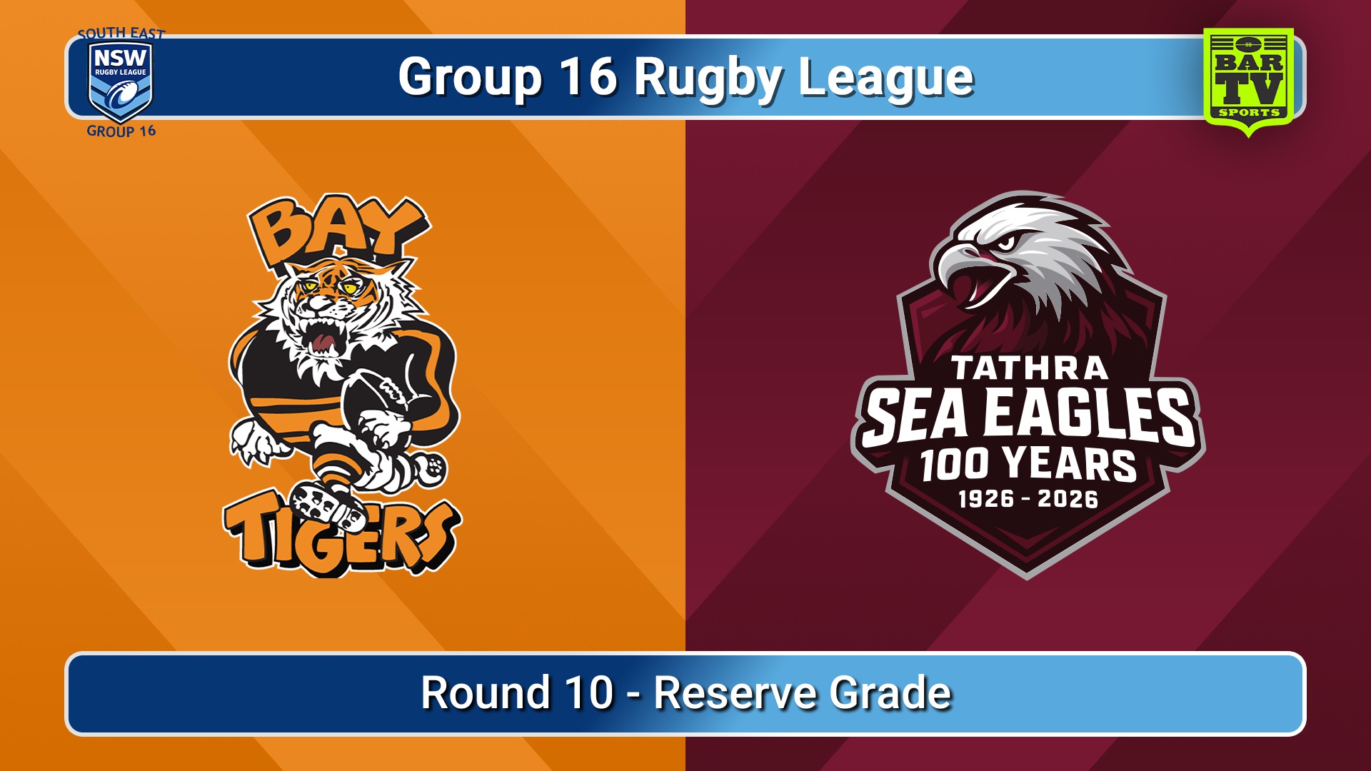 260705-video-Group 16 Rugby League  Round 10 - Reserve Grade - Bateman's Bay Tigers v Tathra Sea Eagles Slate Image