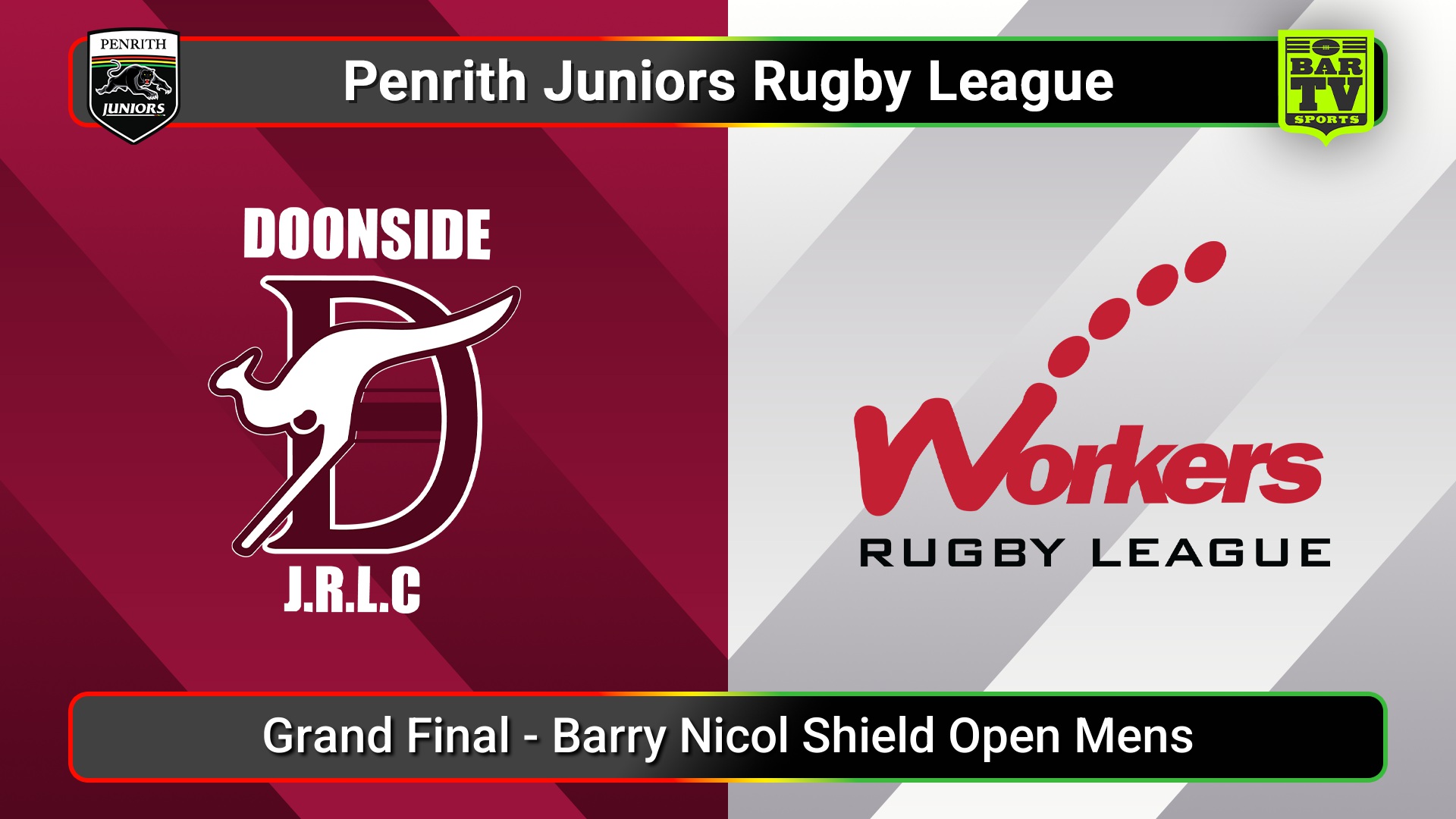 250913-video-Penrith & District Junior Rugby League Grand Final - Barry Nicol Shield Open Mens - Doonside v Blacktown Workers Slate Image