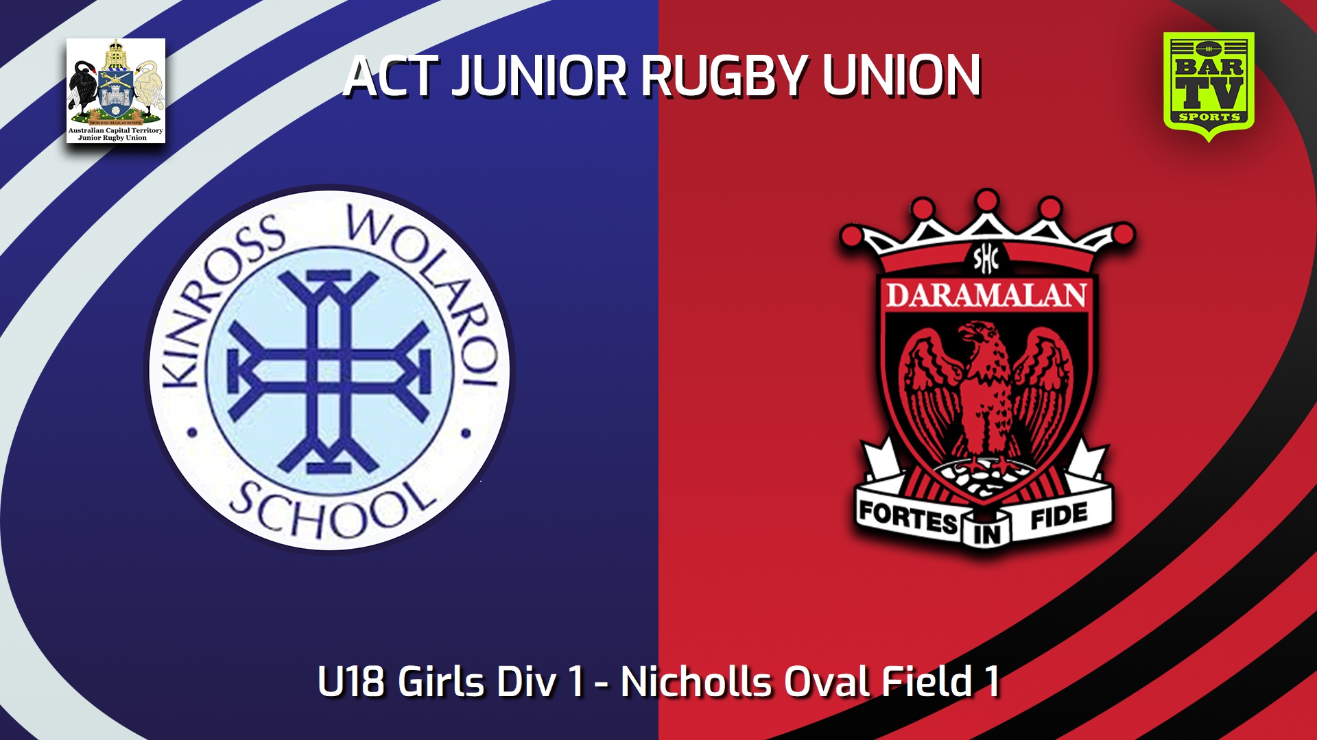 250914-video-ACT Junior Rugby Union Grand Final - U18 Girls Div 1 - Kinross Wolarioi School v Daramalan College Minigame Slate Image