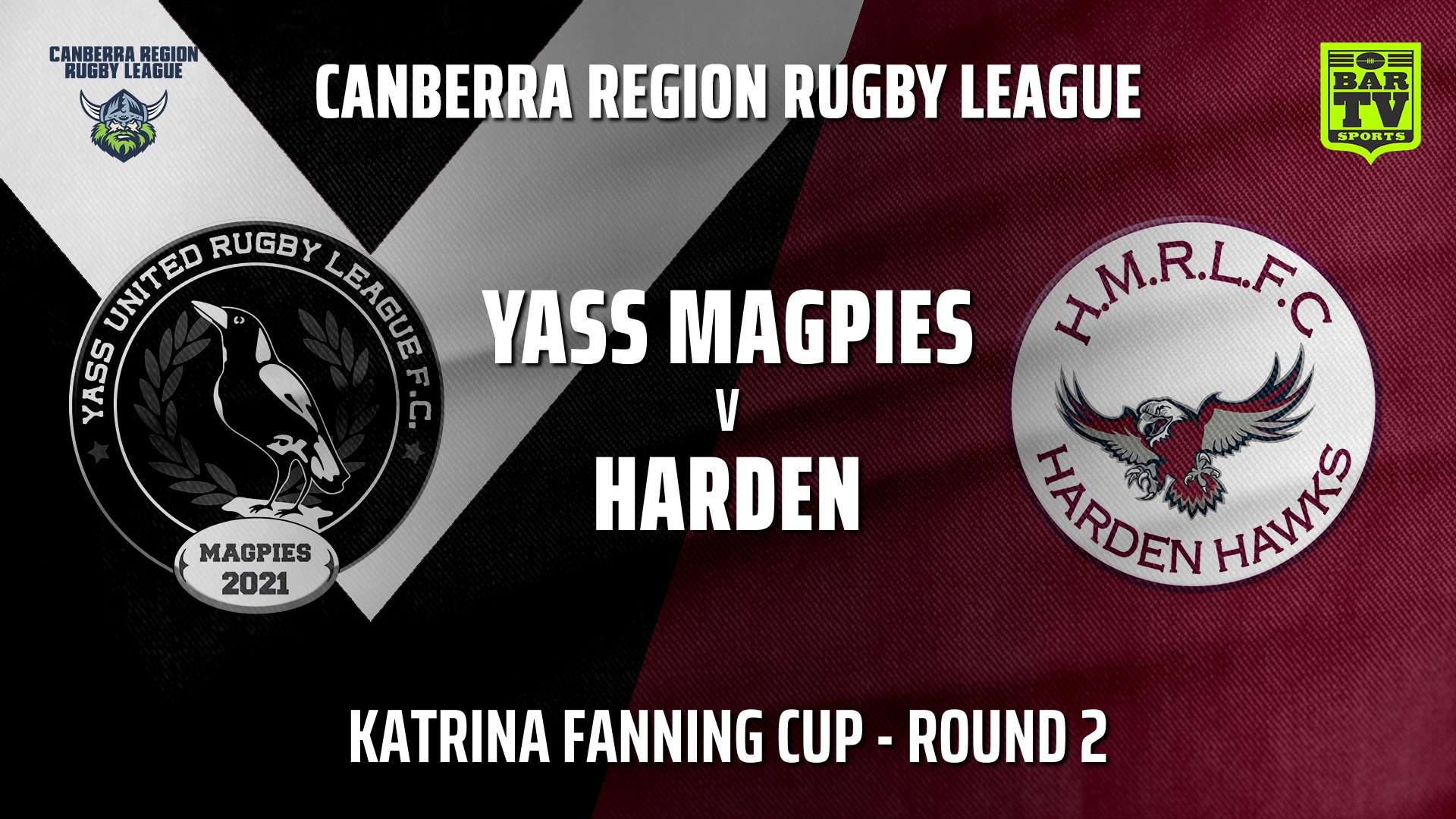 210508-CRRL Round 2 - Katrina Fanning Shield - Yass Magpies v Harden Hawks Slate Image