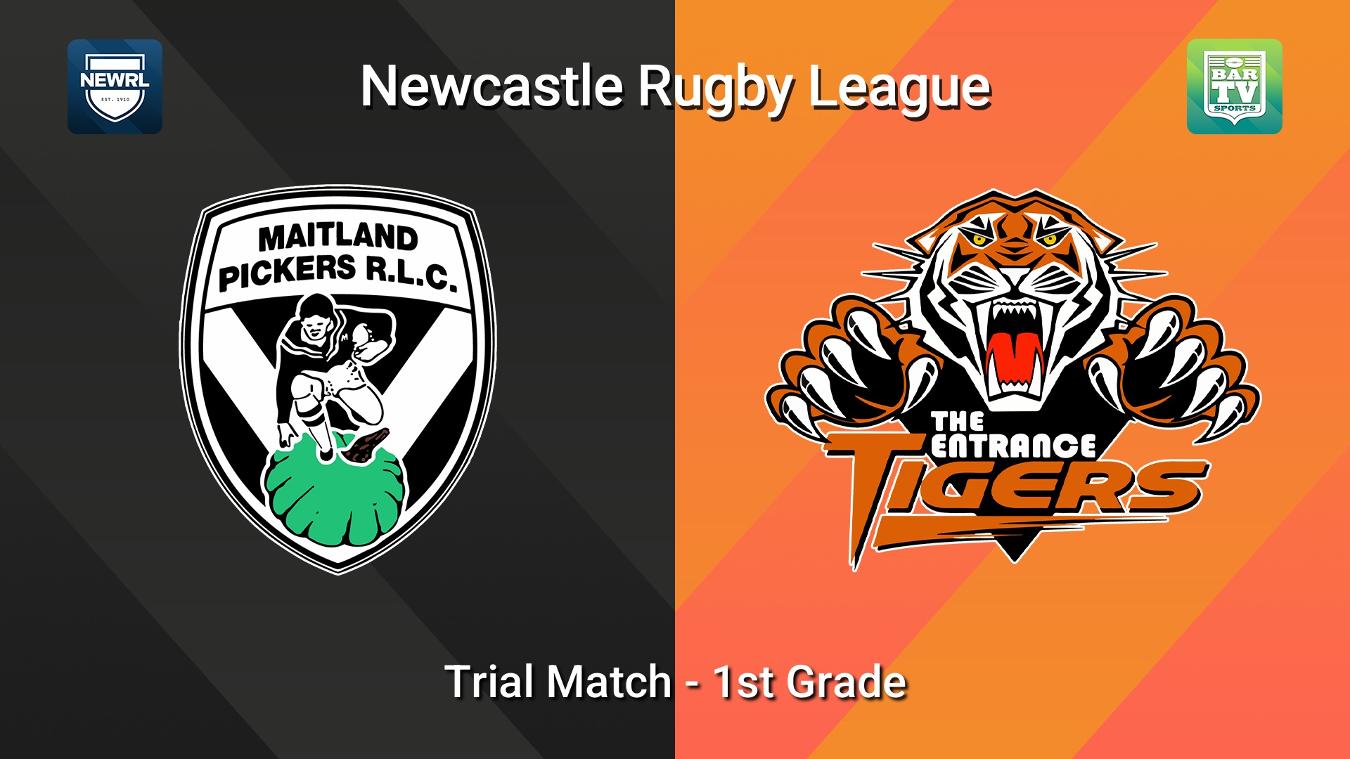 260321-video-Newcastle RL Trial Match - 1st Grade - Maitland Pickers v The Entrance Tigers Slate Image