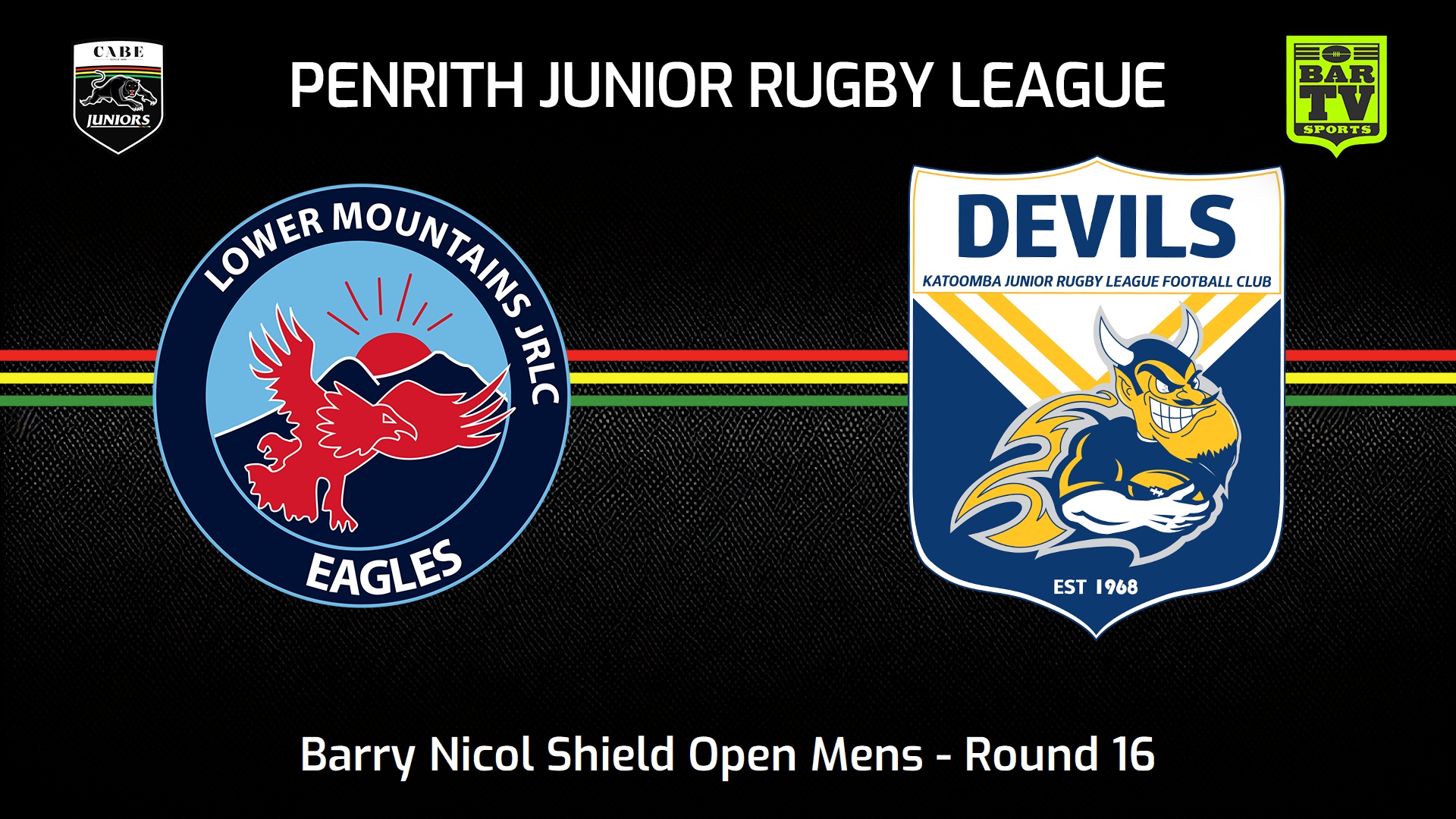 240811-video-Penrith & District Junior Rugby League Round 16 - Barry Nicol Shield Open Mens - Lower Mountains v Katoomba Devils Slate Image