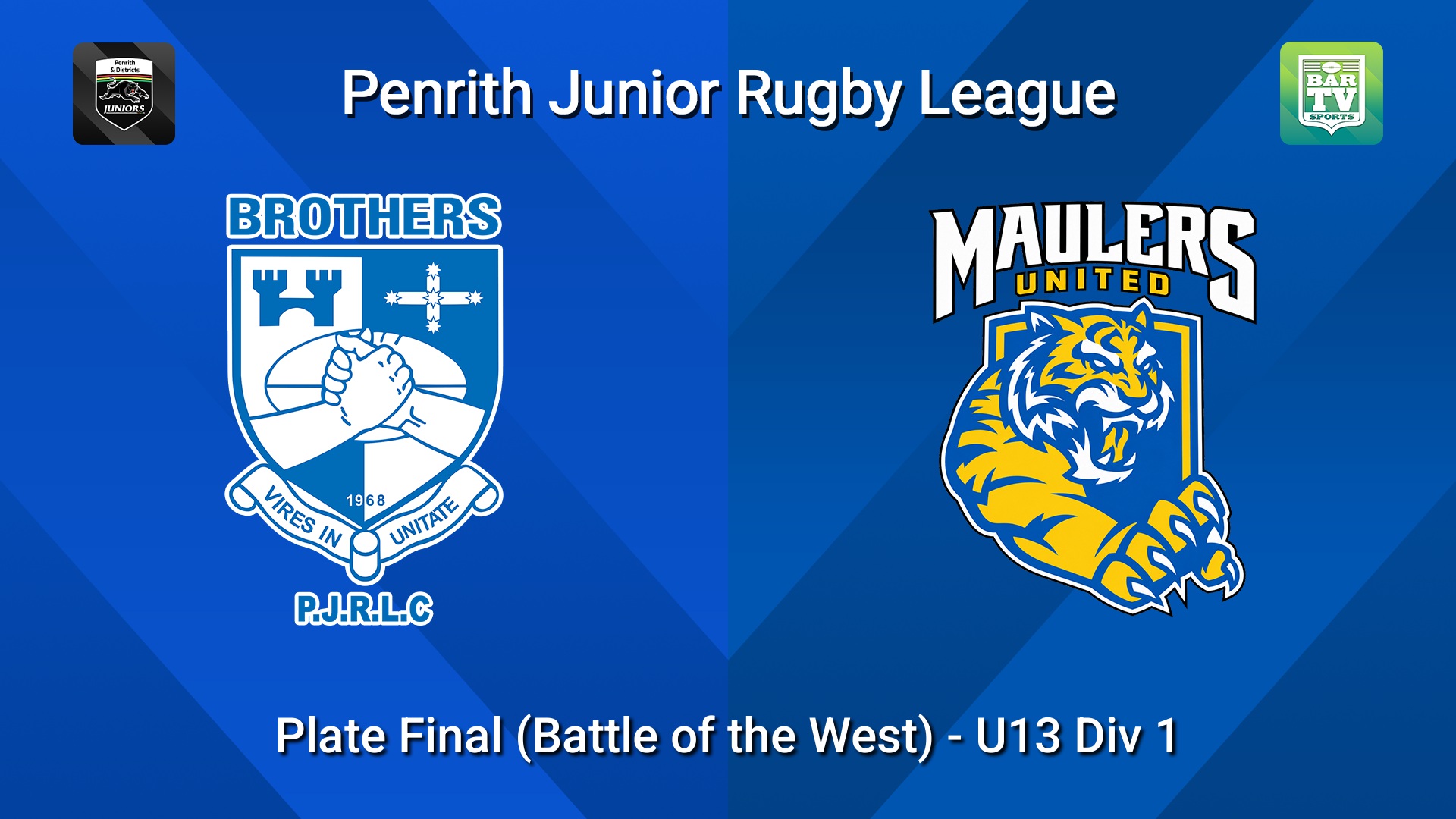 260919-video-Penrith & District Junior Rugby League Trophy Final (Battle of the West) - U13 Div 1 - Brothers v Maulers United Slate Image