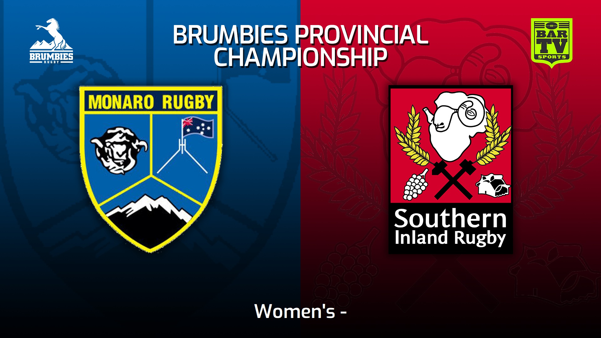 250607-video-Brumbies Prov Champs Women's - Monaro v Southern Inland Slate Image