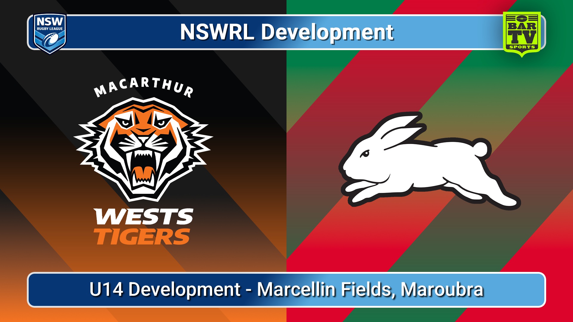 250707-video-NSWRL Development Development Match - U14 Development - Macarthur Wests Tigers v South Sydney Rabbitohs Slate Image