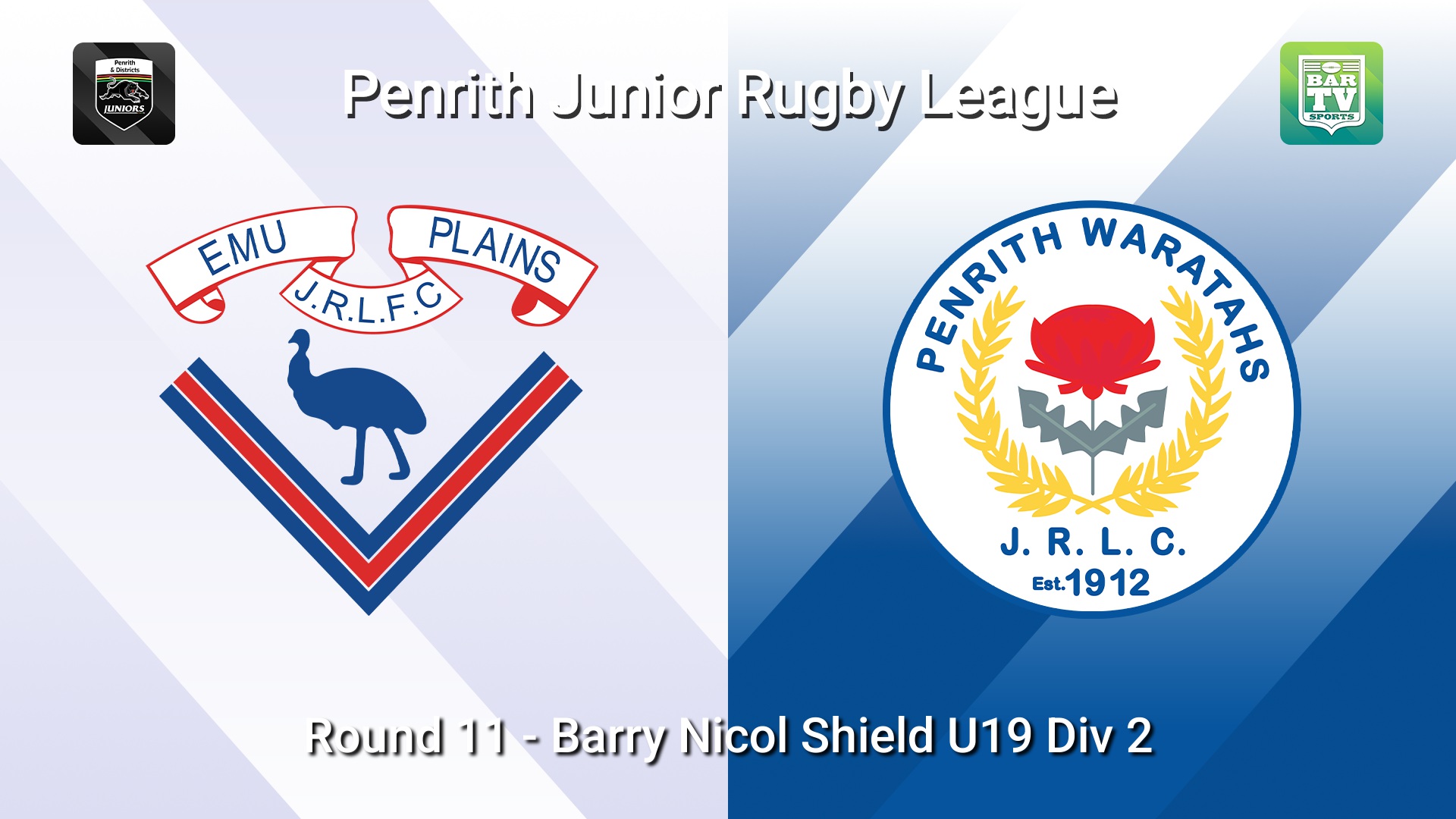 260627-video-Penrith & District Junior Rugby League Round 11 - Barry Nicol Shield U19 Div 2 - Emu Plains v Penrith Waratahs Minigame Slate Image
