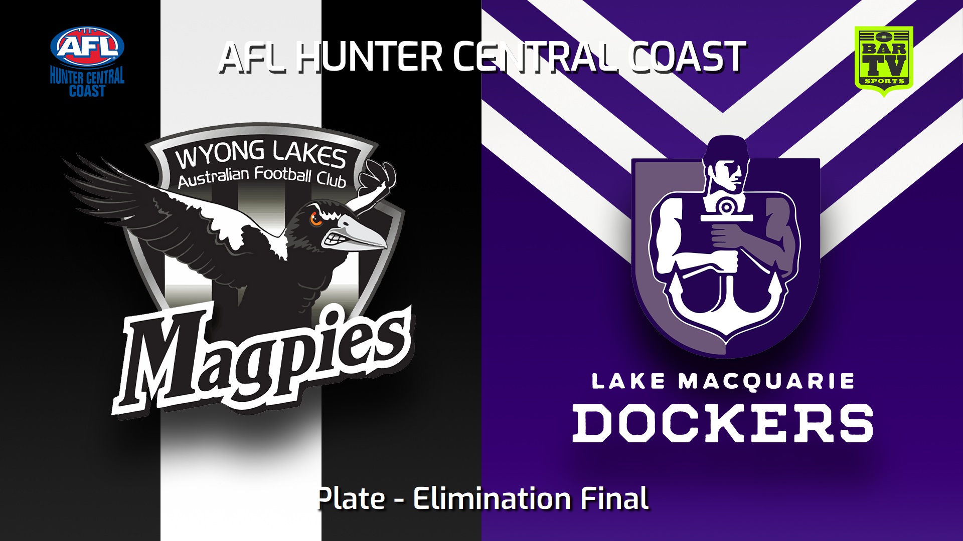 250830-video-AFL Hunter Central Coast Elimination Final - Plate - Wyong Lakes Magpies v Lake Macquarie Dockers Slate Image