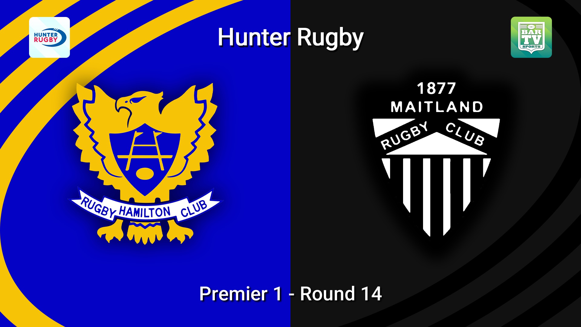 260801-video-Hunter Rugby Round 14 - Premier 1 - Hamilton Hawks v Maitland Slate Image