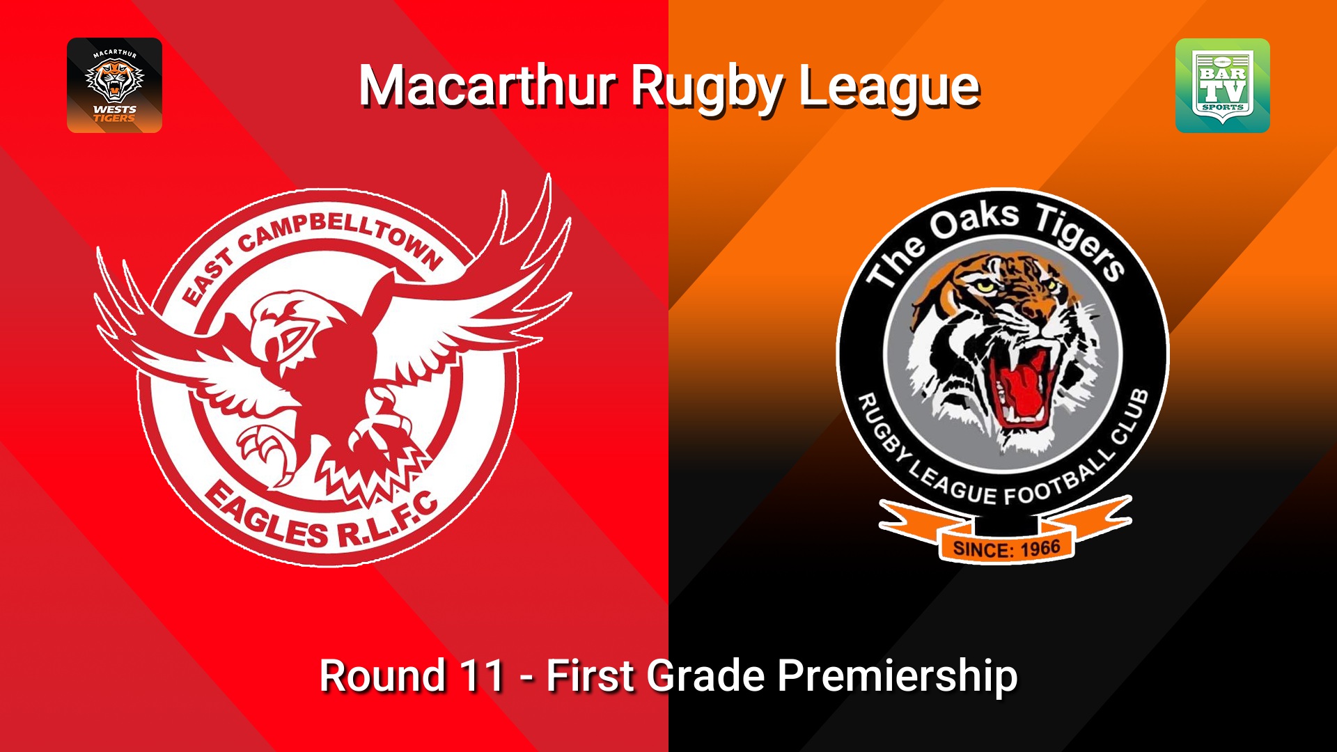 260705-video-Macarthur RL Round 11 - First Grade Premiership - East Campbelltown Eagles v The Oaks Tigers Slate Image
