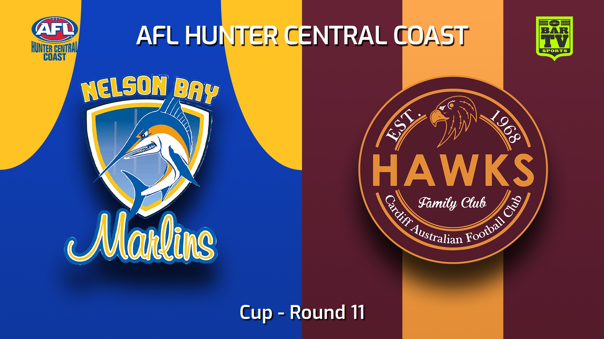 250701-video-AFL Hunter Central Coast Round 11 - Cup - Nelson Bay Marlins v Cardiff Hawks Slate Image