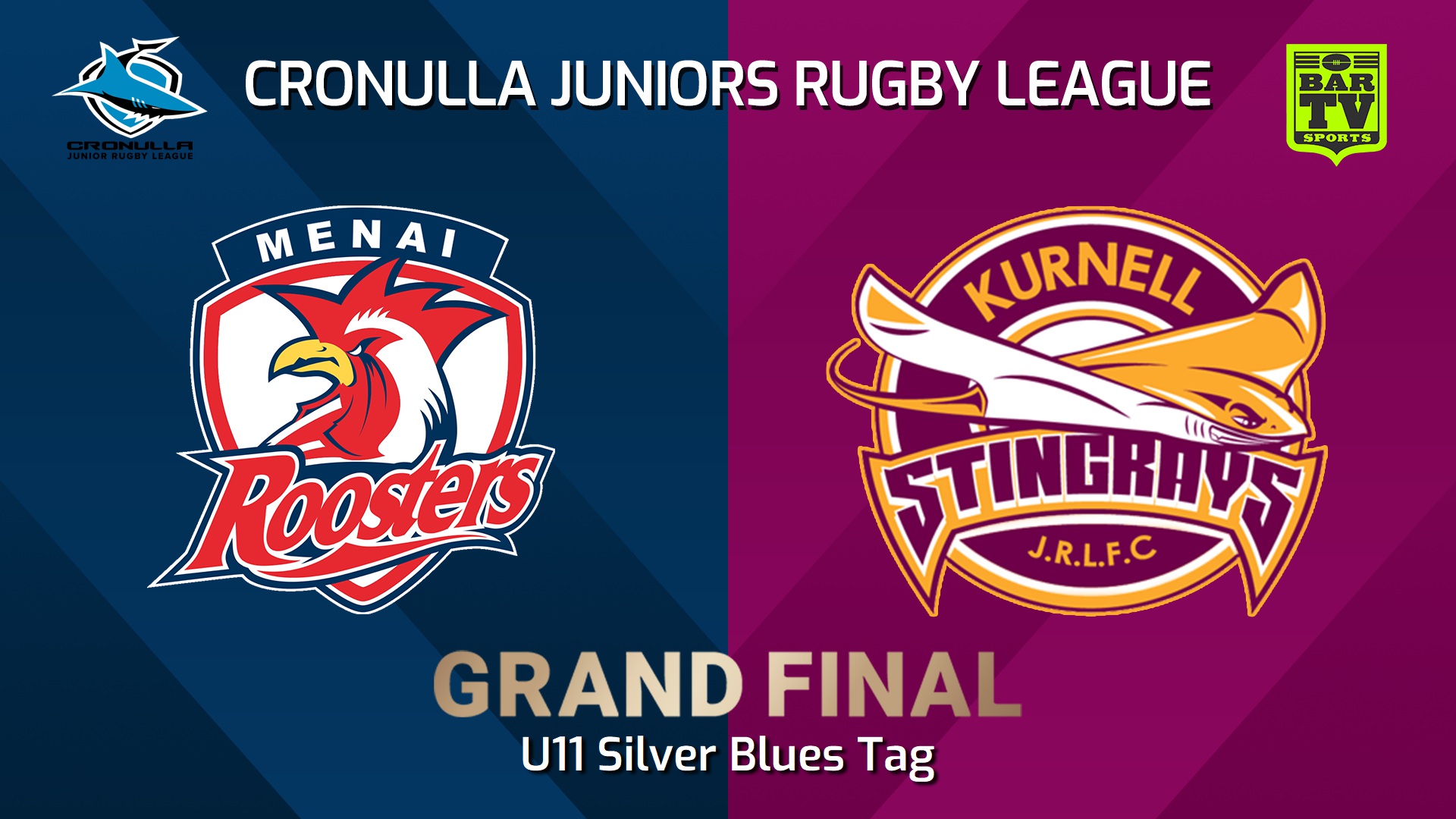 240901-video-Cronulla Juniors Grand Final - U11 Silver Blues Tag - Menai Roosters v Kurnell Stingrays Slate Image